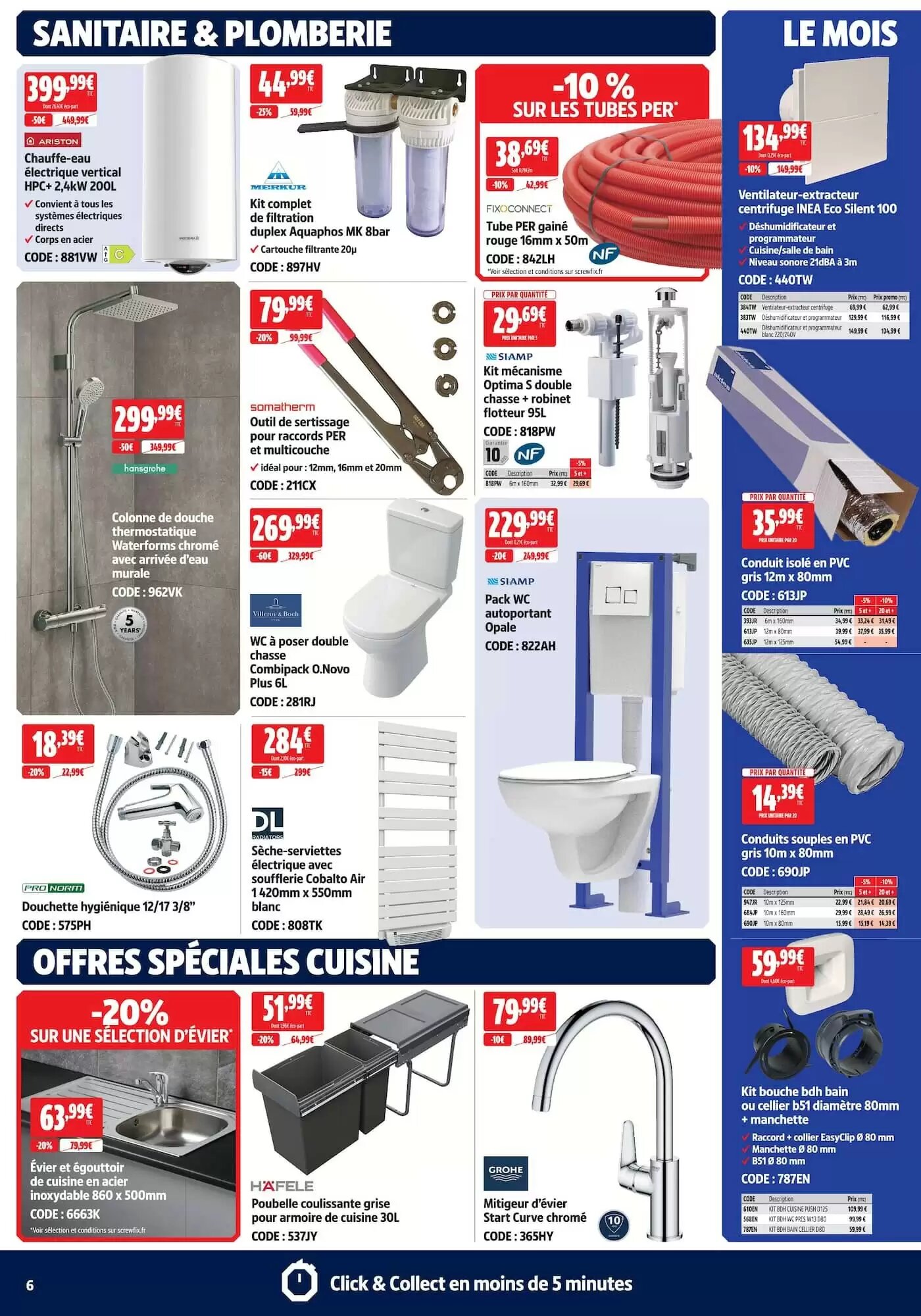 Prospectus promotionnel Screwfix valable à partir du 22/07/2026 - Page 6.