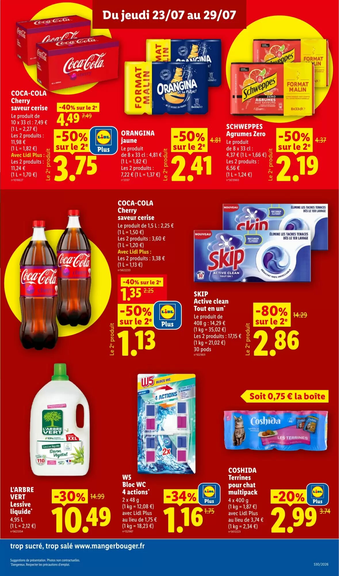 Prospectus promotionnel Lidl valable à partir du 23/07/2026 - Page 15.