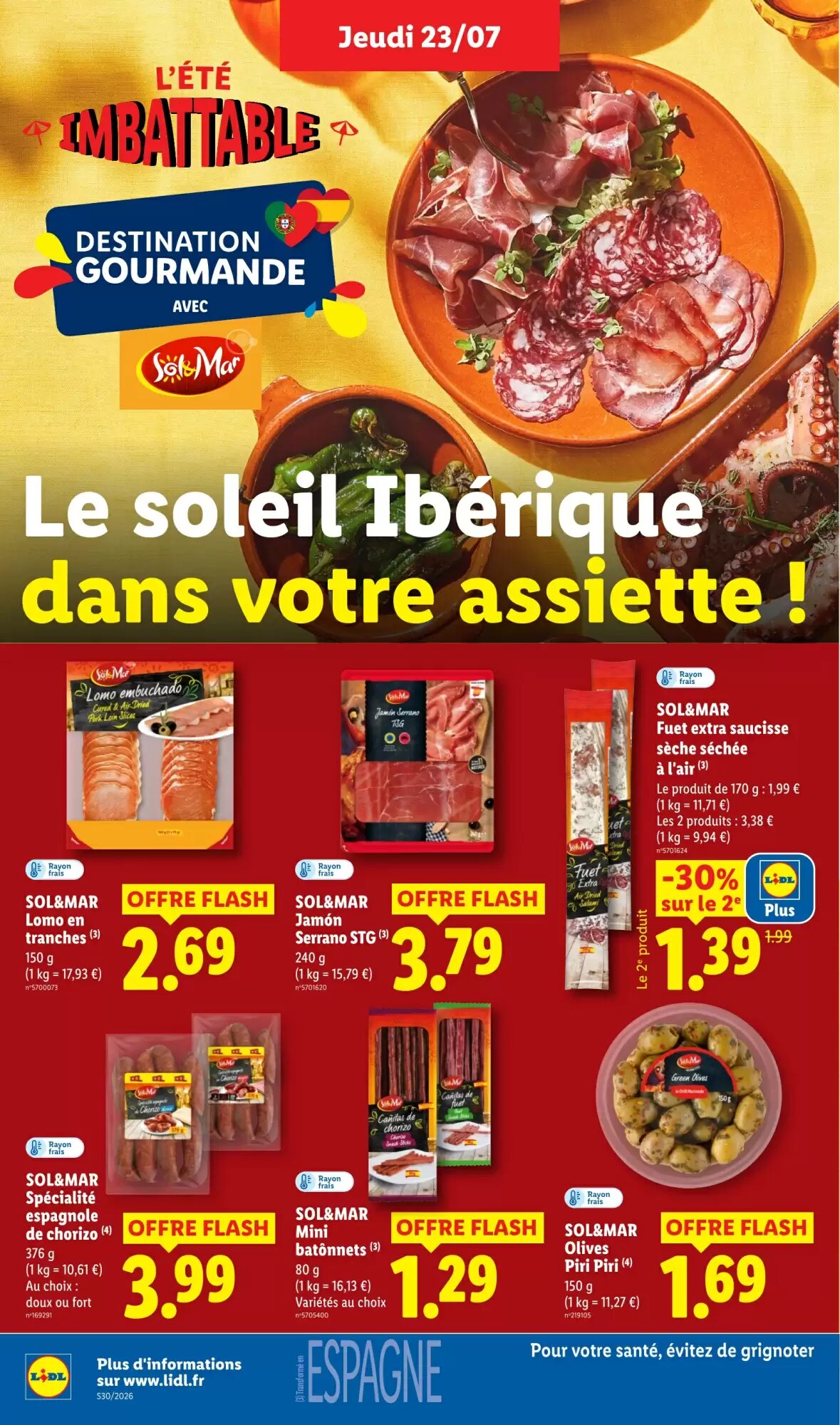 Prospectus promotionnel Lidl valable à partir du 23/07/2026 - Page 20.