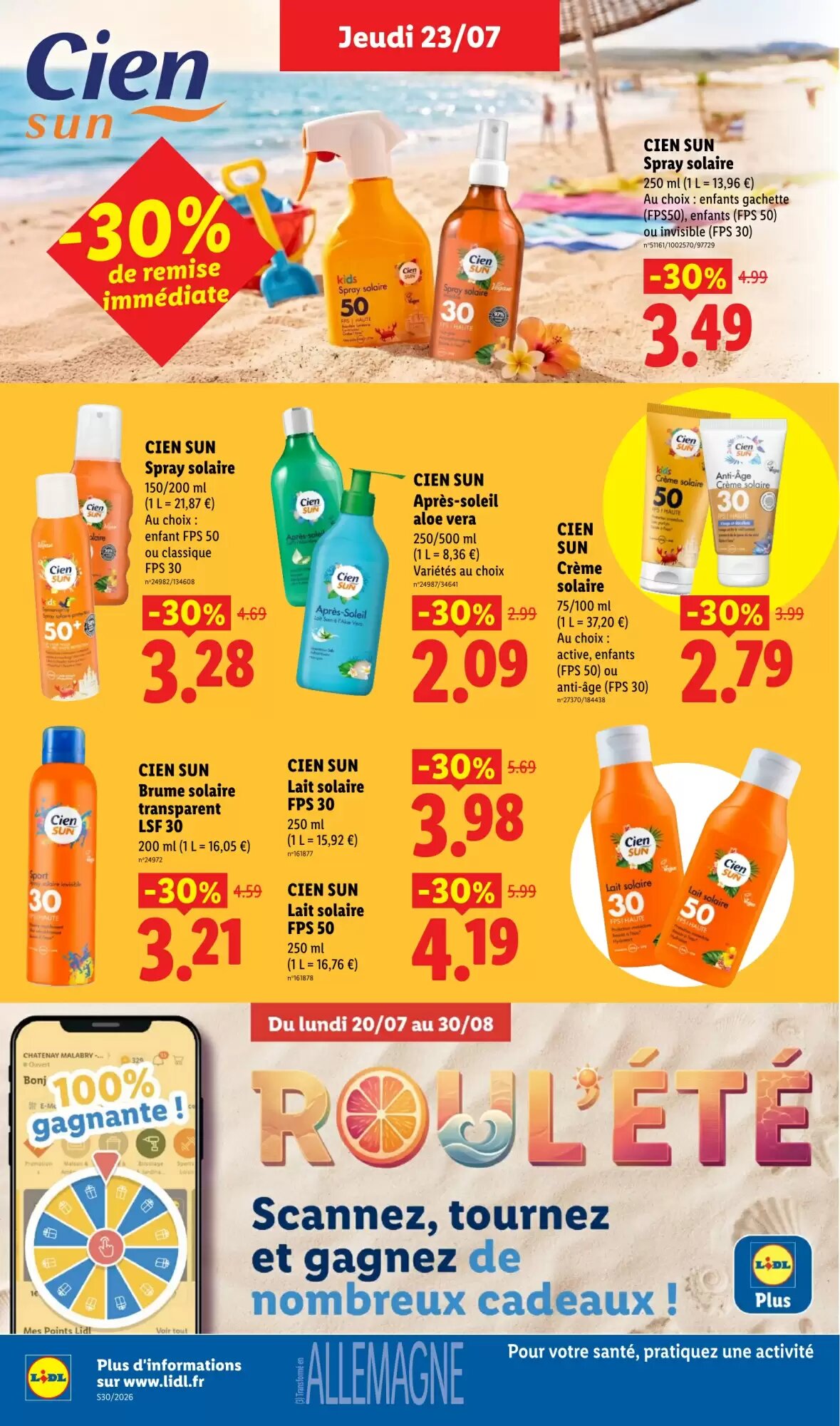 Prospectus promotionnel Lidl valable à partir du 23/07/2026 - Page 24.
