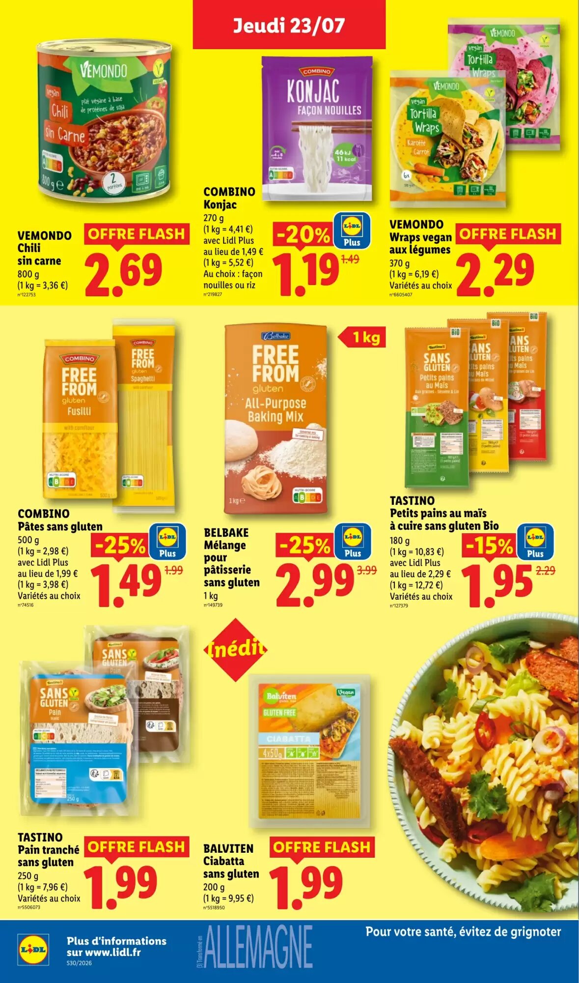Prospectus promotionnel Lidl valable à partir du 23/07/2026 - Page 26.