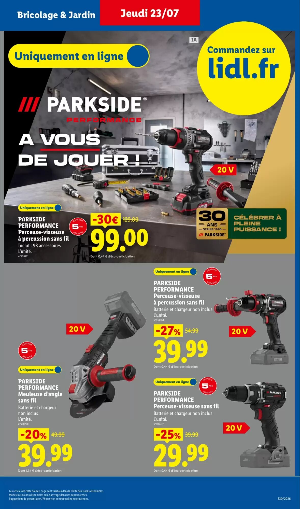 Prospectus promotionnel Lidl valable à partir du 23/07/2026 - Page 33.