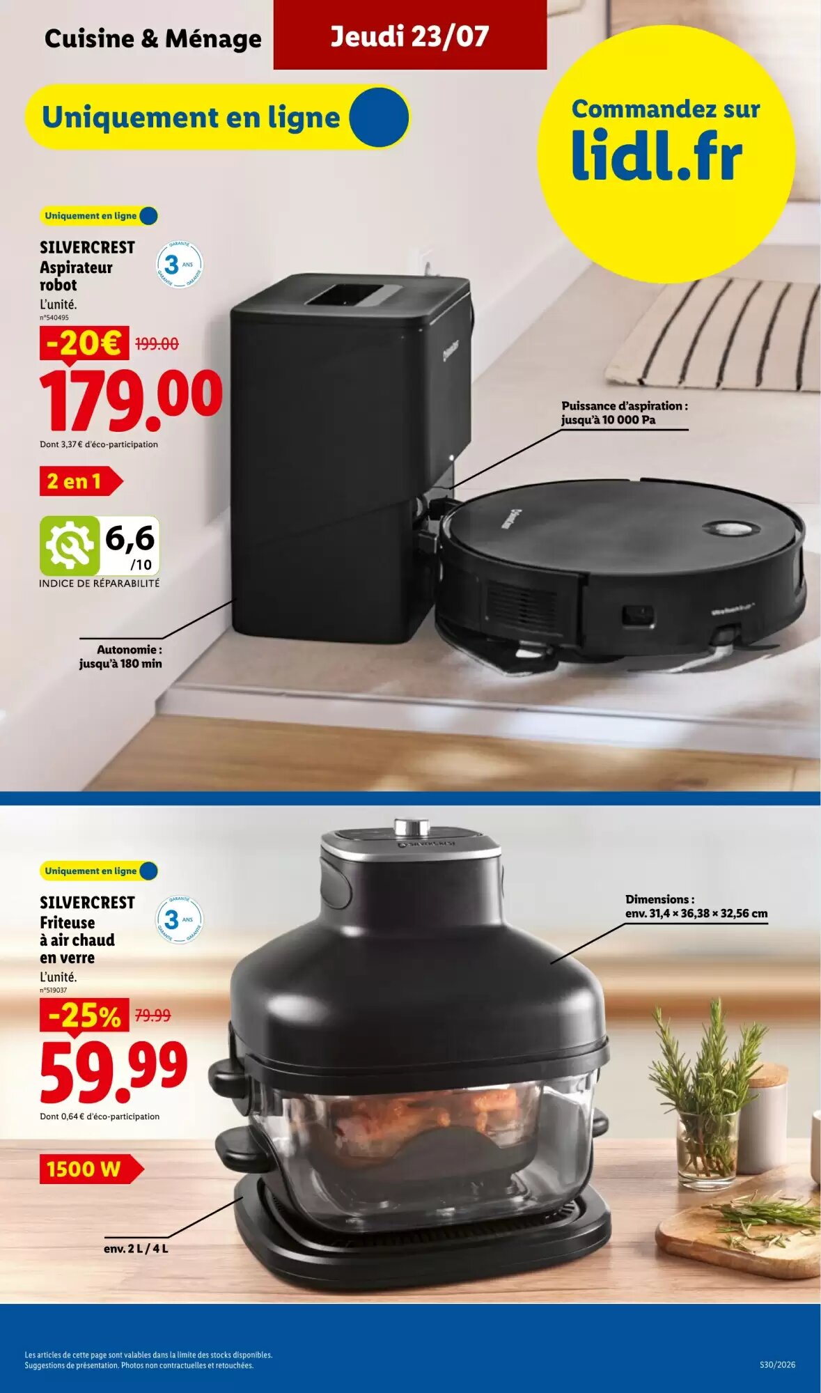 Prospectus promotionnel Lidl valable à partir du 23/07/2026 - Page 35.