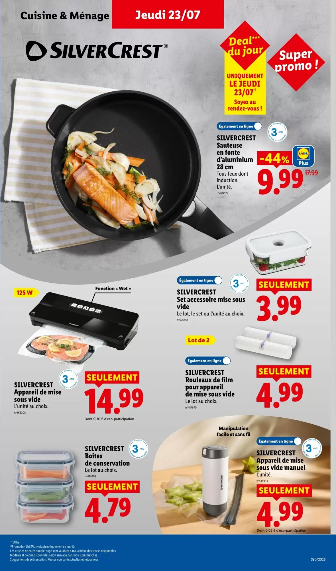 Prospectus promotionnel Lidl valable à partir du 23/07/2026 - Page 39.