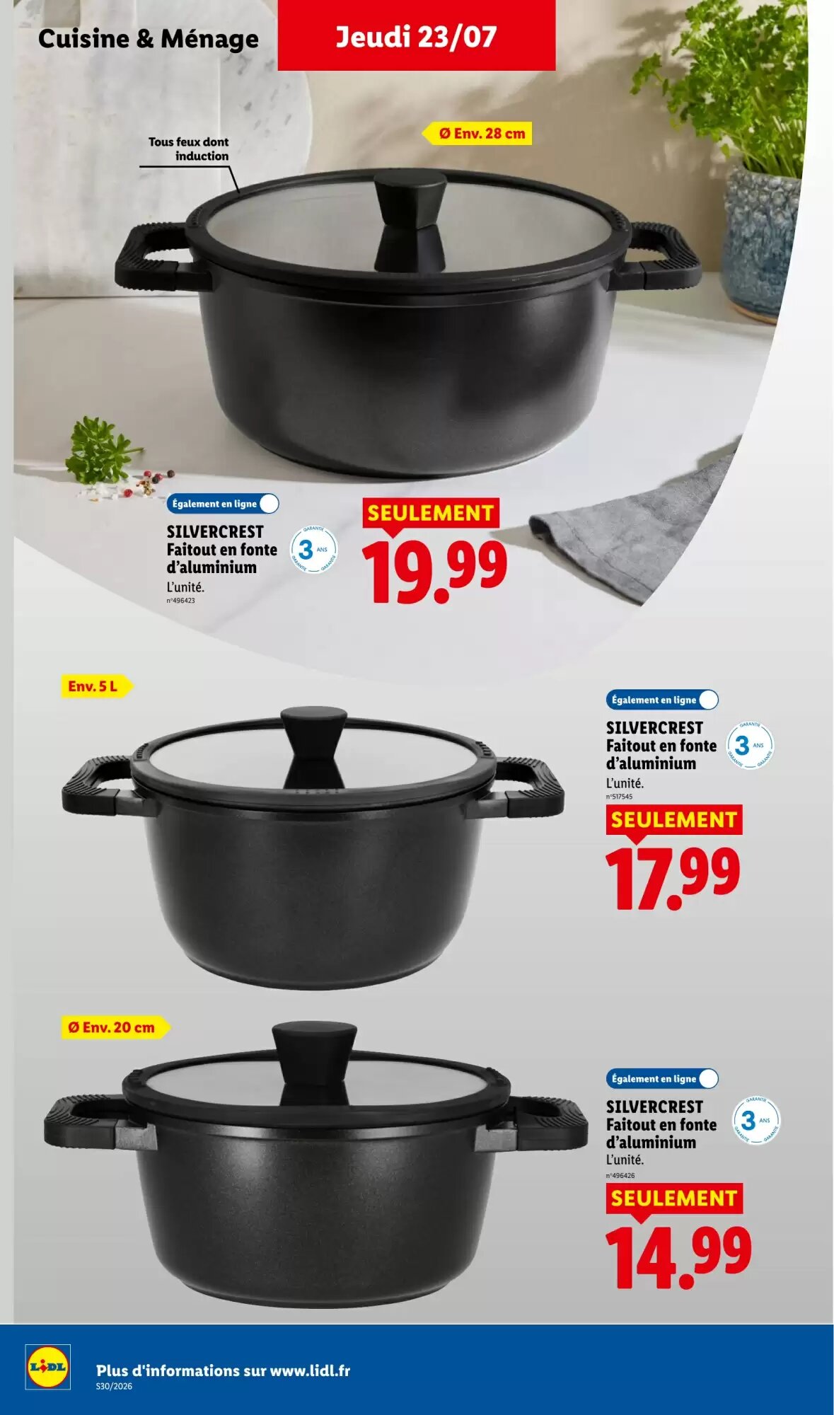 Prospectus promotionnel Lidl valable à partir du 23/07/2026 - Page 42.