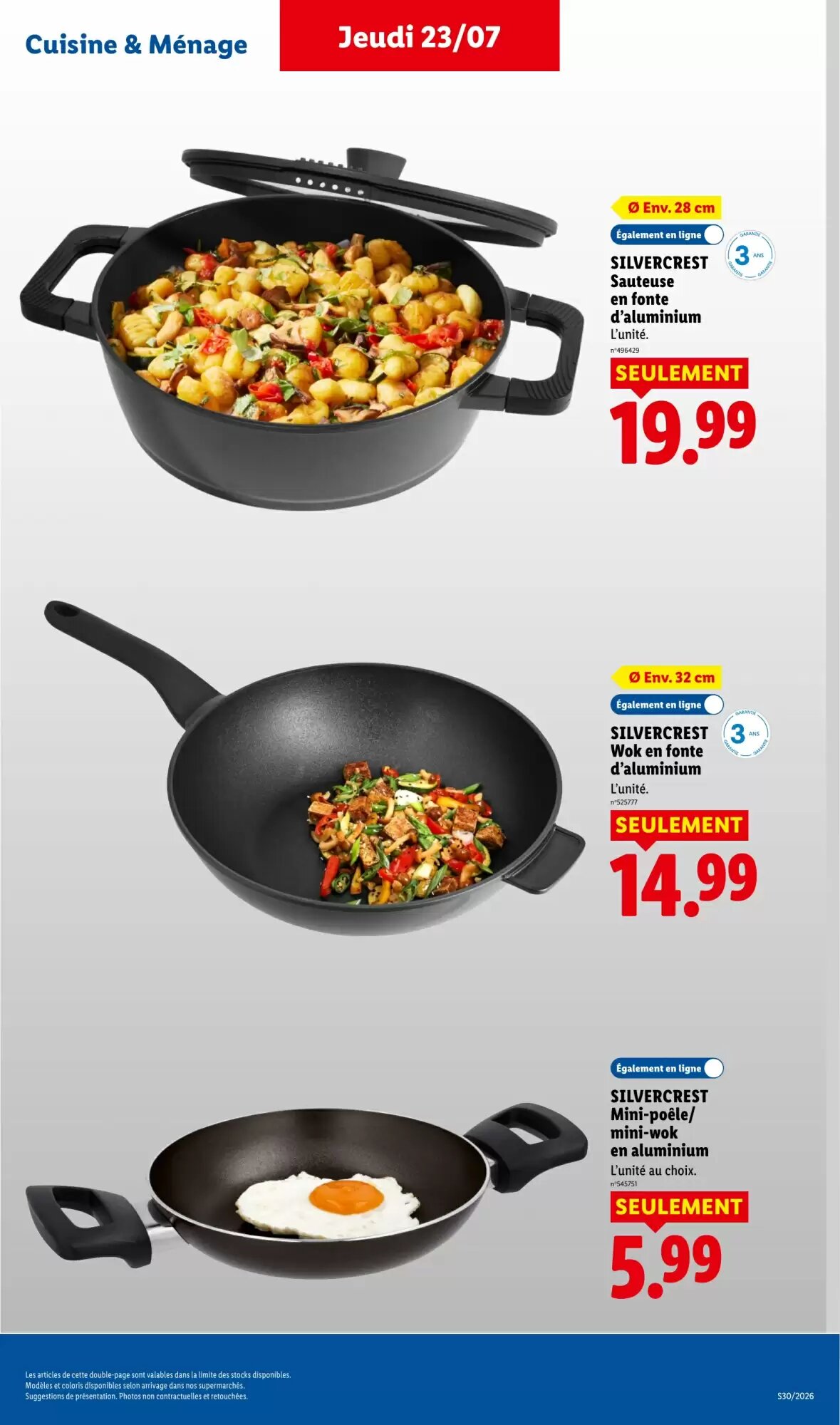 Prospectus promotionnel Lidl valable à partir du 23/07/2026 - Page 43.
