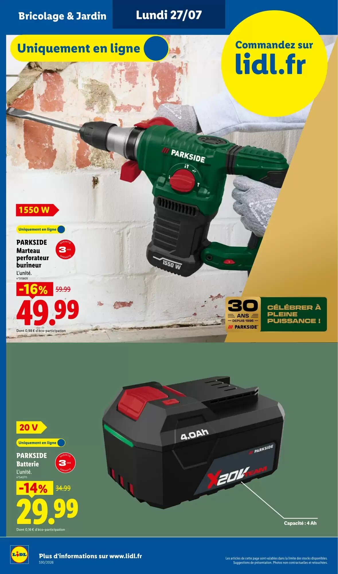 Prospectus promotionnel Lidl valable à partir du 23/07/2026 - Page 46.