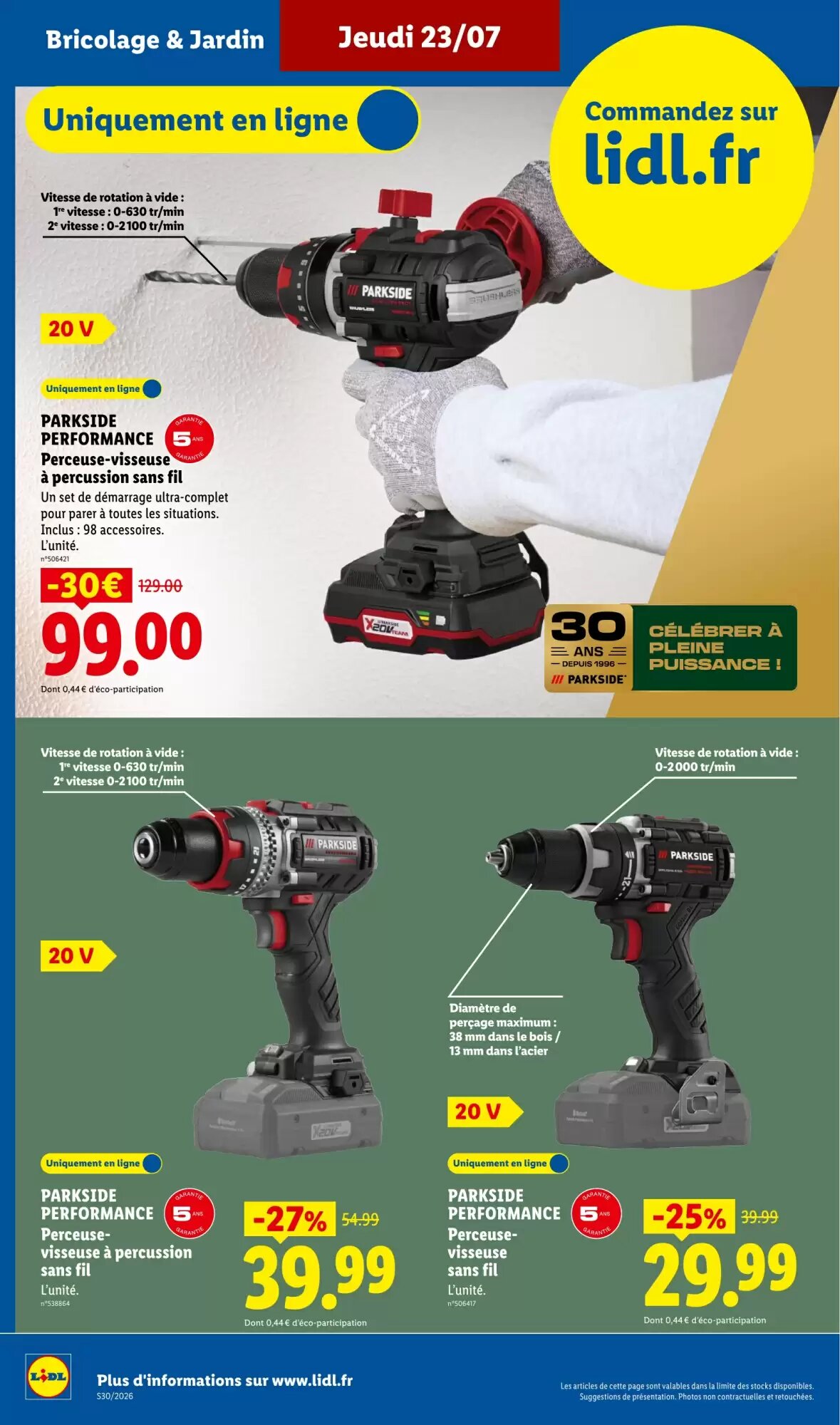 Prospectus promotionnel Lidl valable à partir du 23/07/2026 - Page 5.