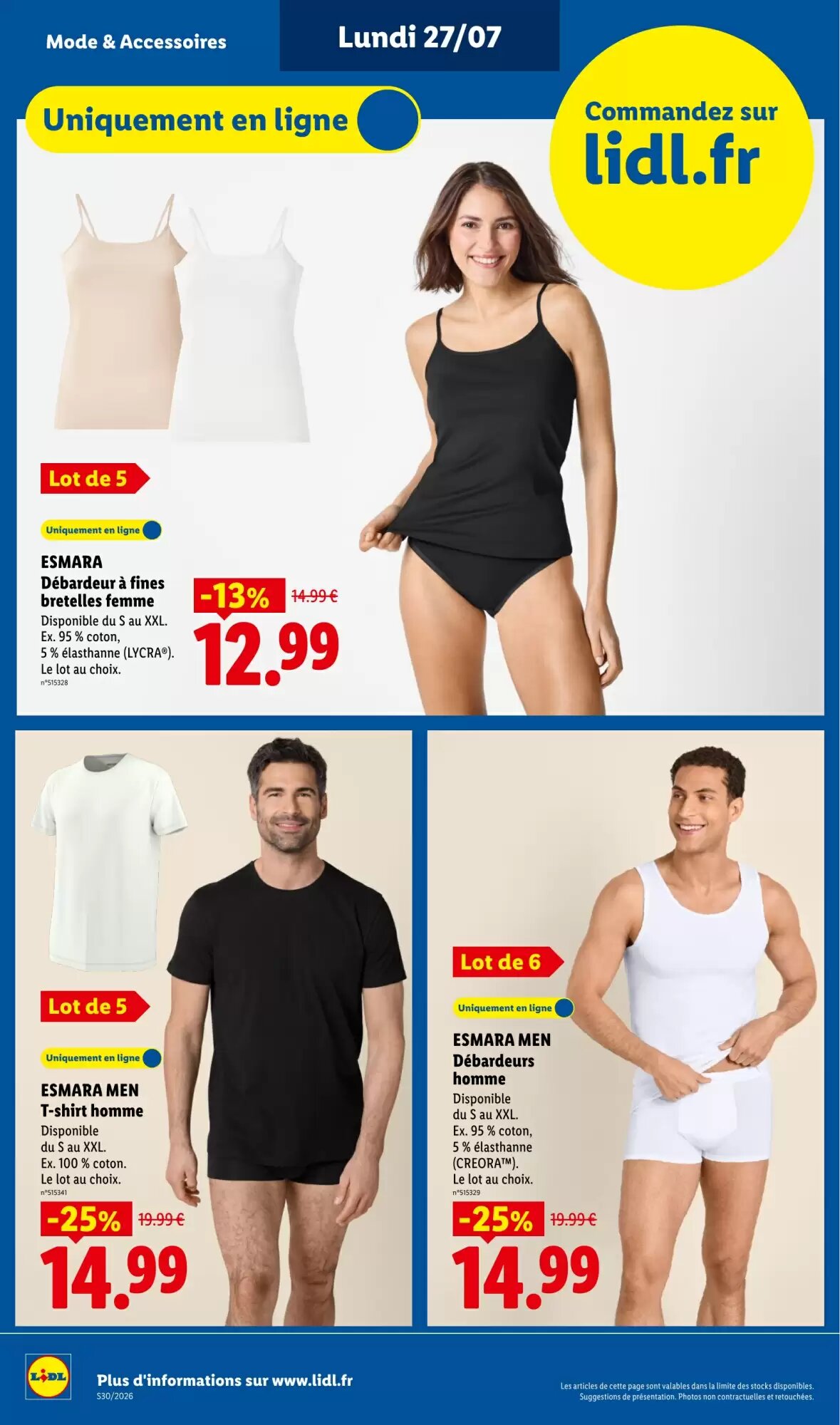 Prospectus promotionnel Lidl valable à partir du 23/07/2026 - Page 50.