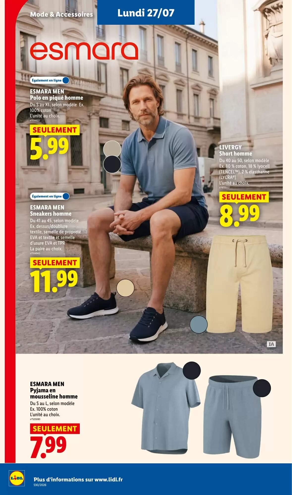 Prospectus promotionnel Lidl valable à partir du 23/07/2026 - Page 56.