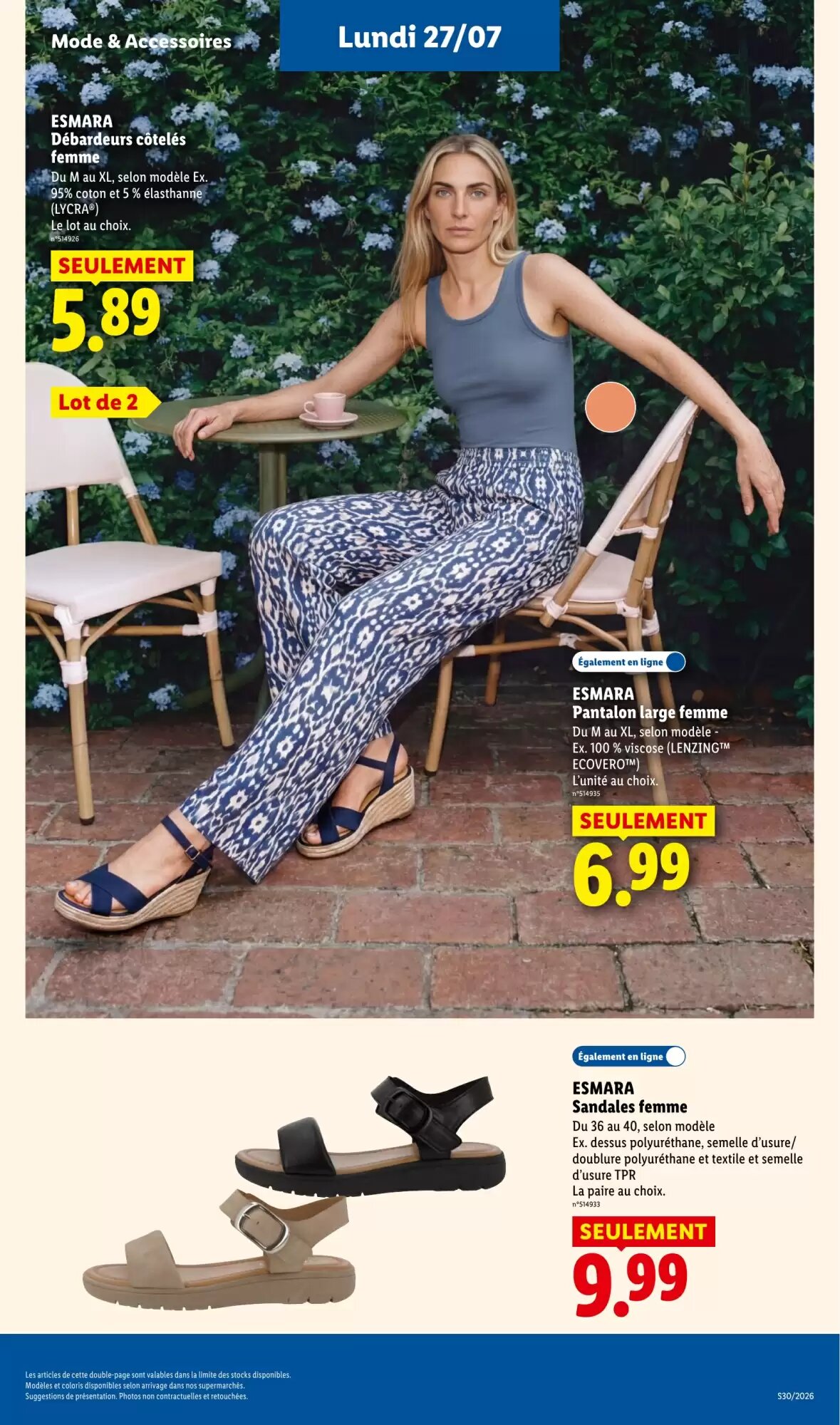 Prospectus promotionnel Lidl valable à partir du 23/07/2026 - Page 57.