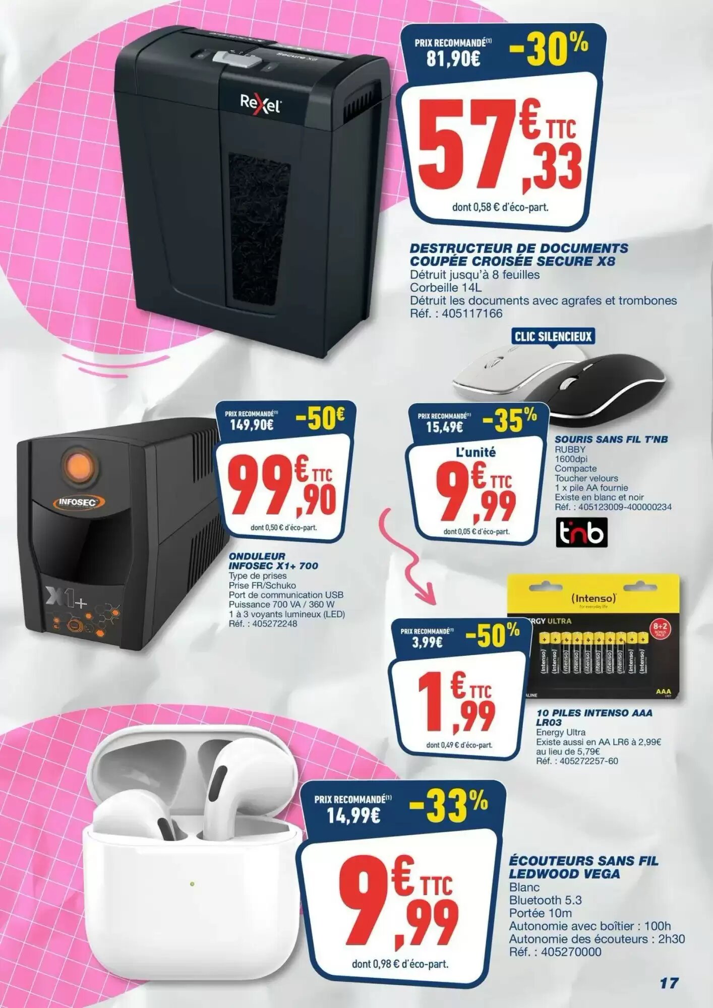Prospectus promotionnel Bureau Vallée valable à partir du 26/07/2026 - Page 17.