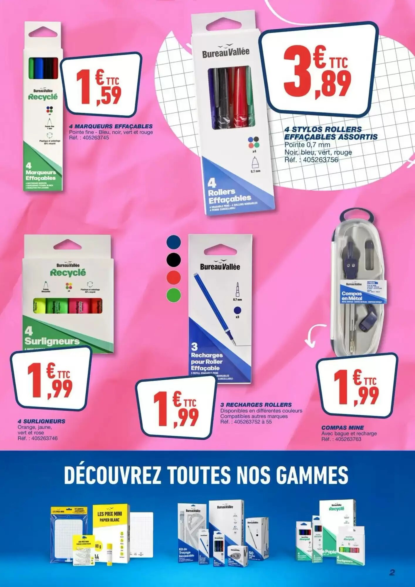 Prospectus promotionnel Bureau Vallée valable à partir du 26/07/2026 - Page 2.