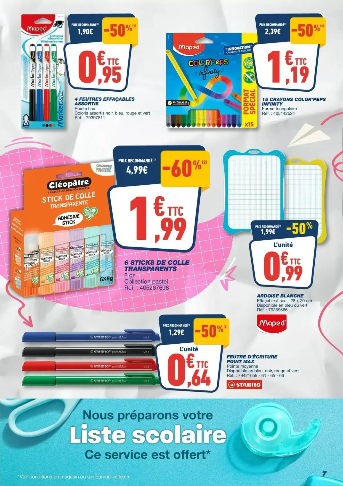 Prospectus promotionnel Bureau Vallée valable à partir du 26/07/2026 - Page 7.