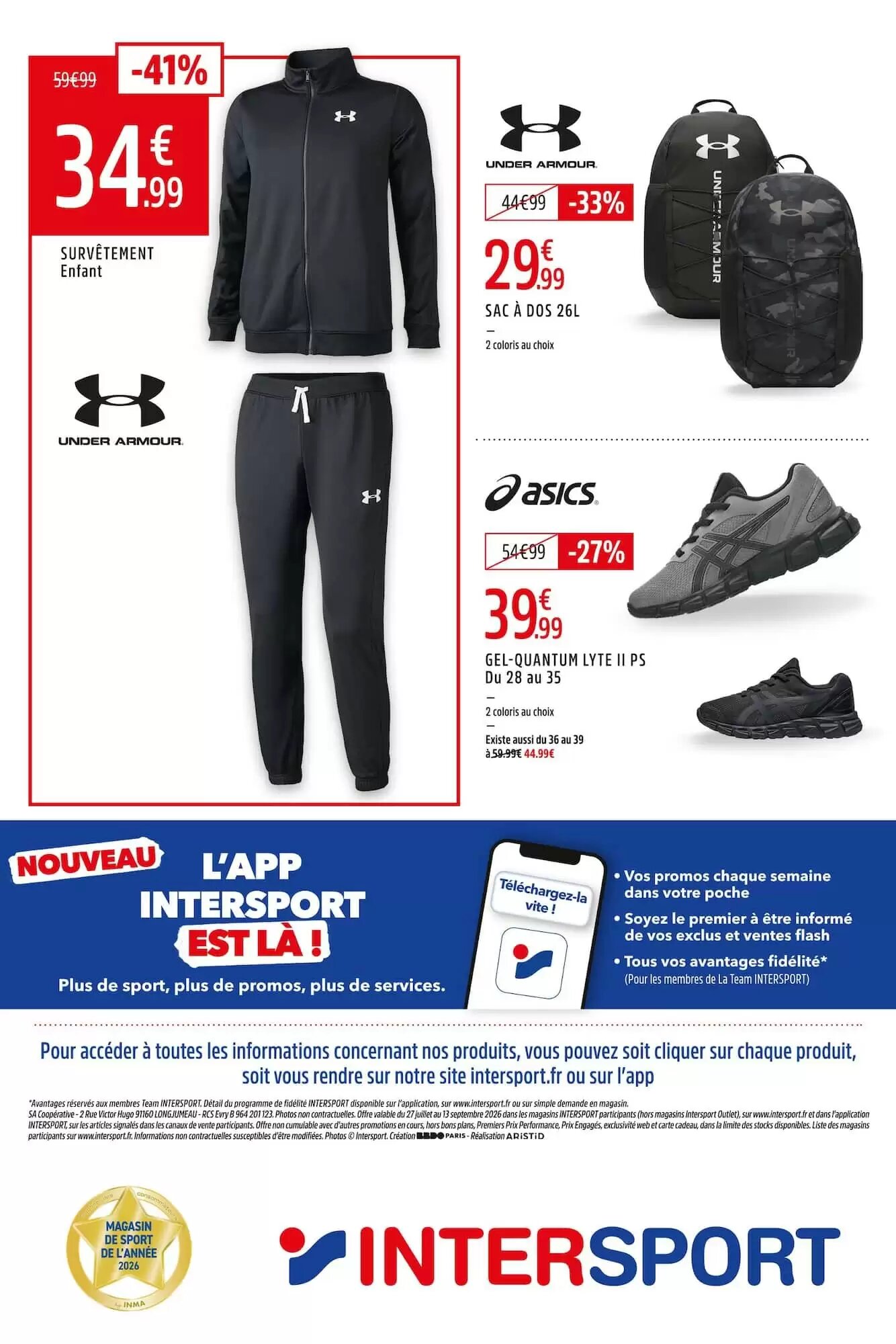 Prospectus promotionnel Intersport valable à partir du 27/07/2026 - Page 24.