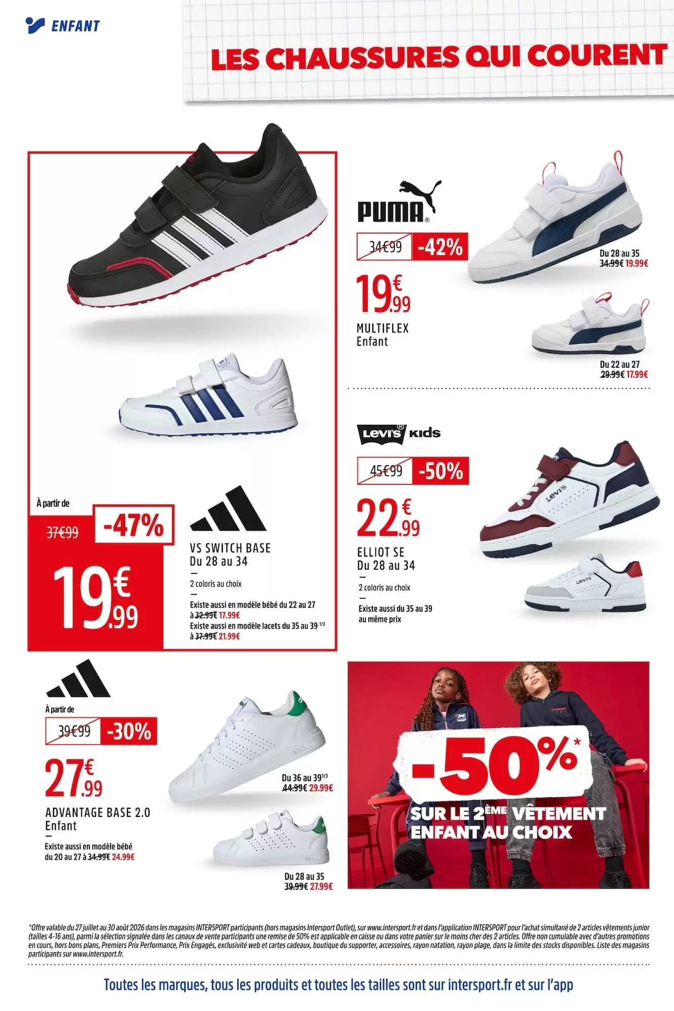 Prospectus promotionnel Intersport valable à partir du 27/07/2026 - Page 4.