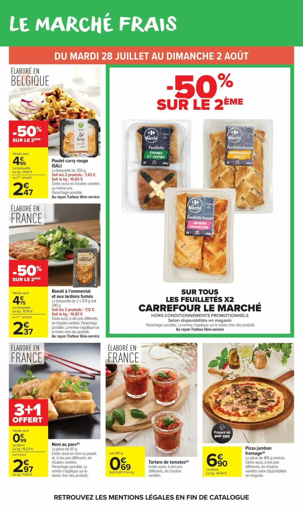 Prospectus promotionnel Carrefour Market valable à partir du 28/07/2026 - Page 19.