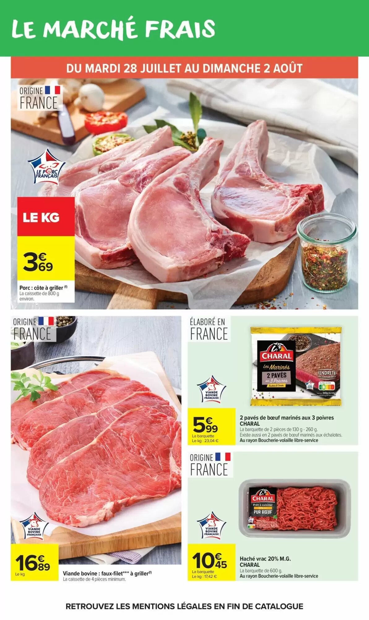 Prospectus promotionnel Carrefour Market valable à partir du 28/07/2026 - Page 22.