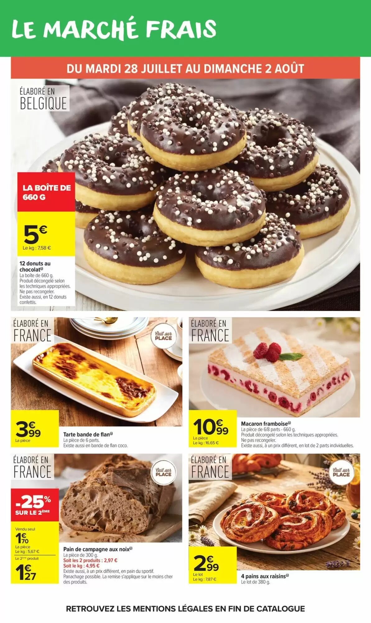Prospectus promotionnel Carrefour Market valable à partir du 28/07/2026 - Page 25.