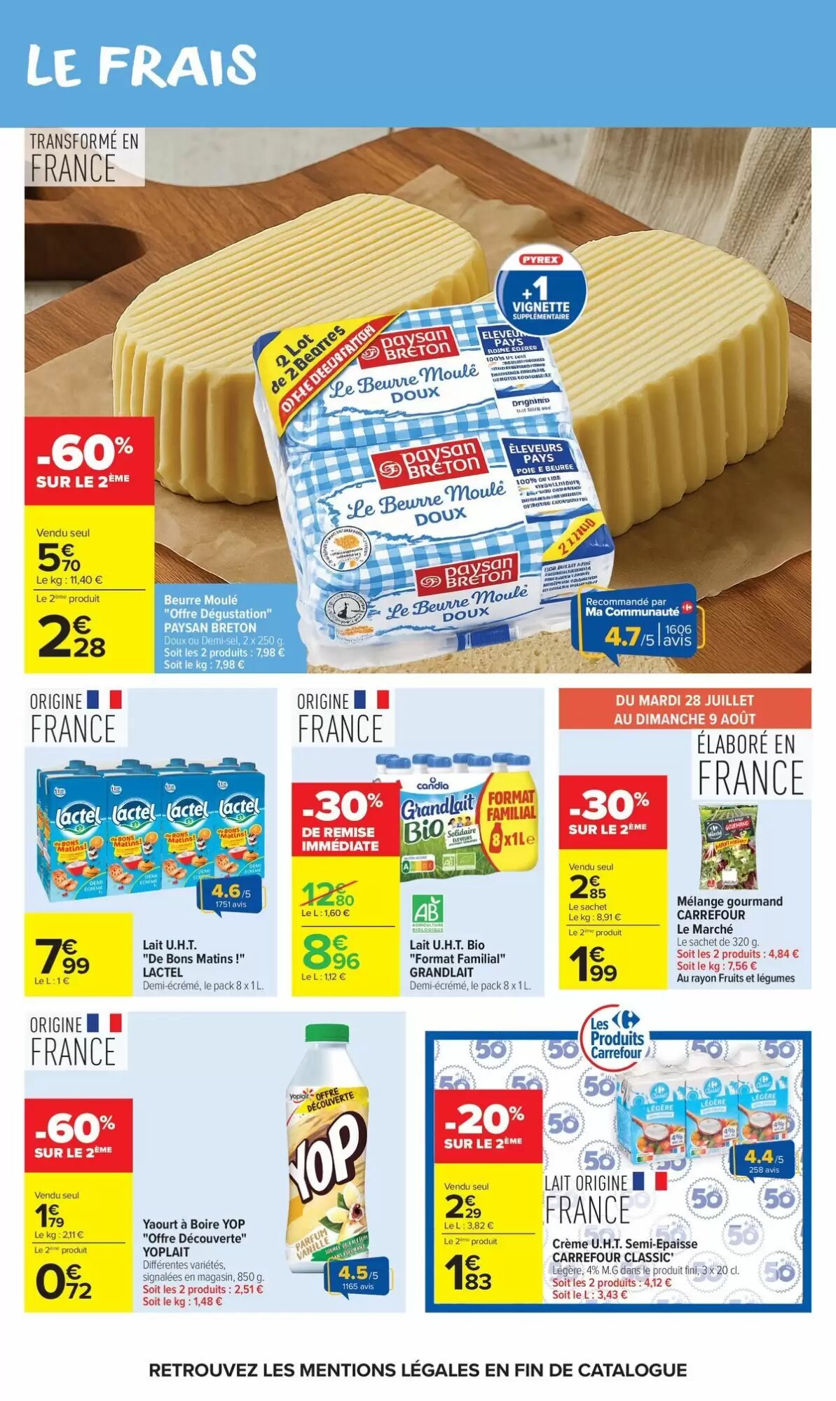 Prospectus promotionnel Carrefour Market valable à partir du 28/07/2026 - Page 30.