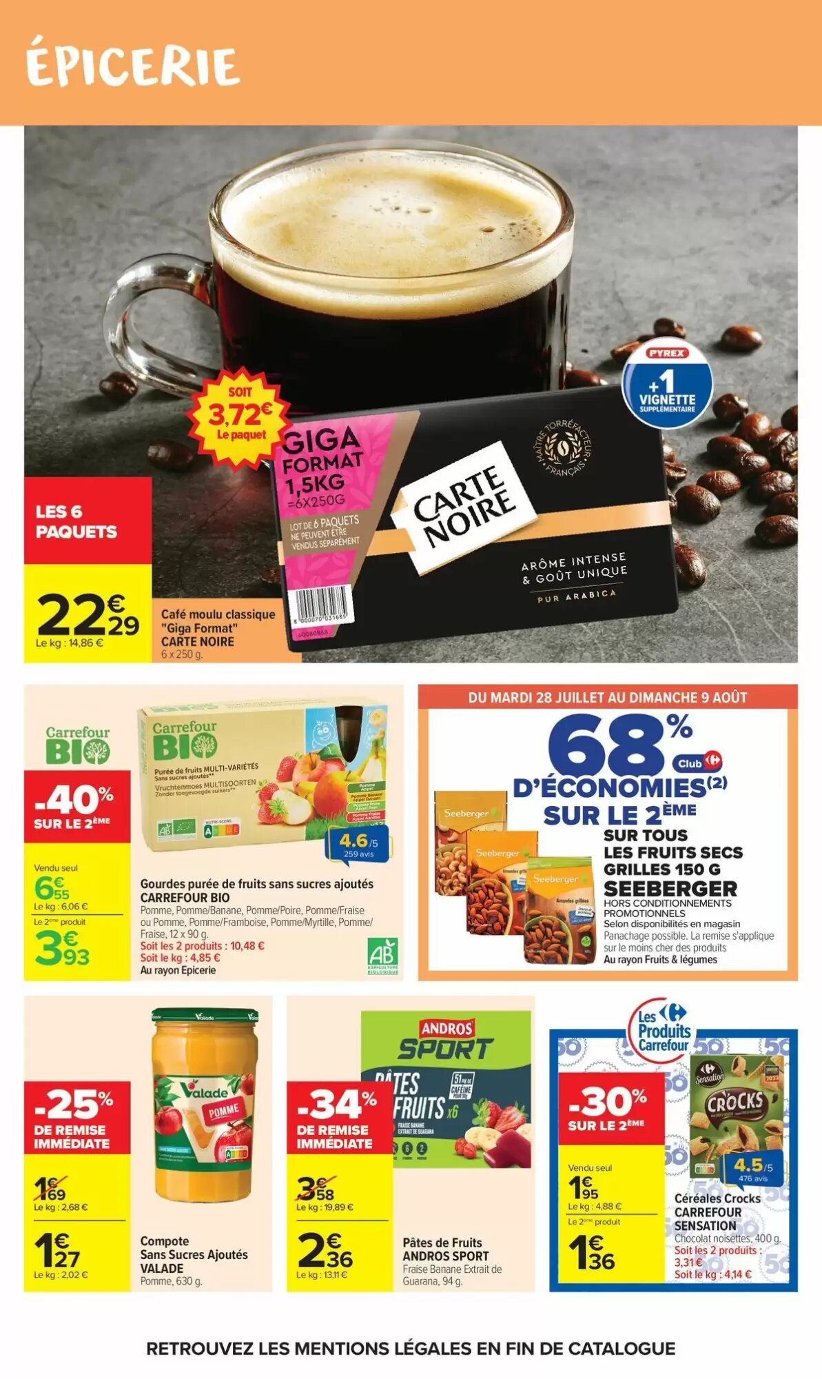 Prospectus promotionnel Carrefour Market valable à partir du 28/07/2026 - Page 36.
