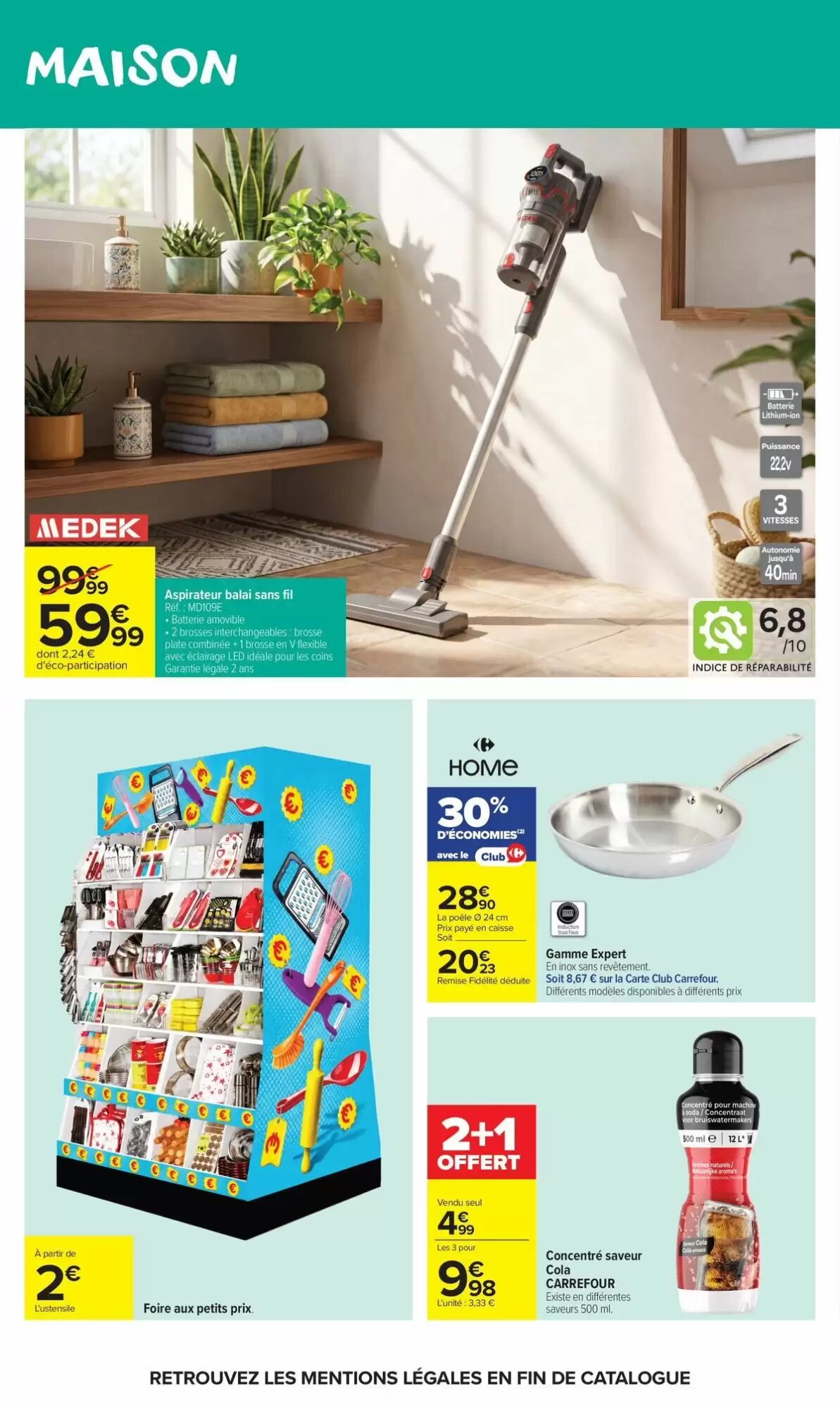 Prospectus promotionnel Carrefour Market valable à partir du 28/07/2026 - Page 48.