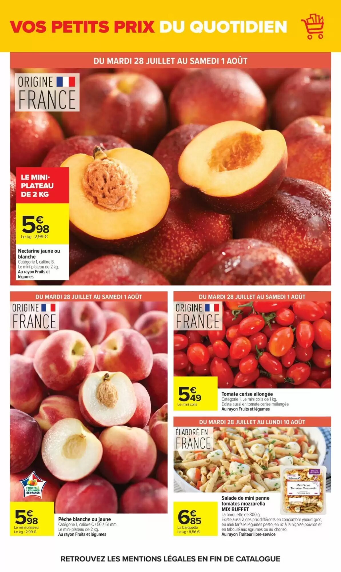 Prospectus promotionnel Carrefour valable à partir du 28/07/2026 - Page 11.