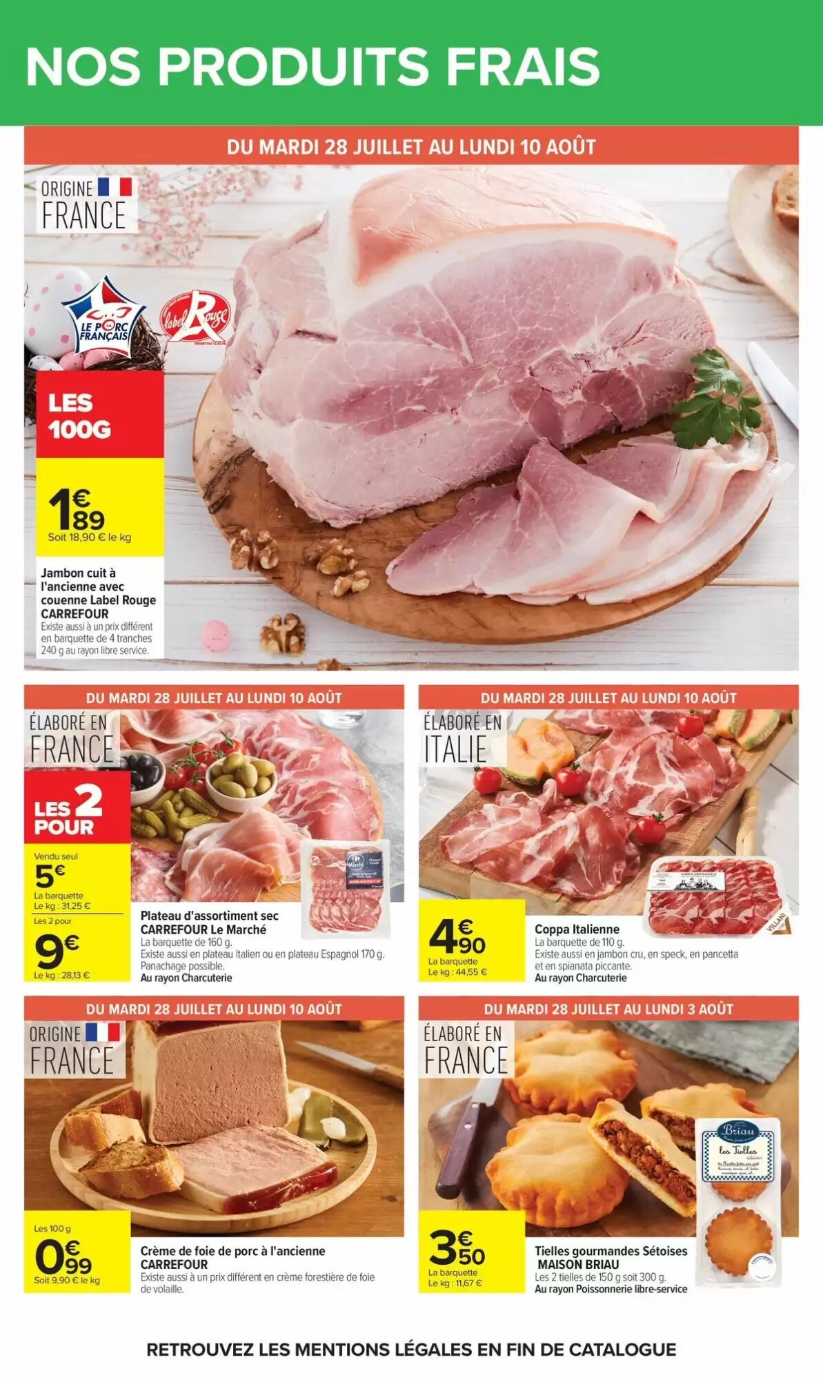 Prospectus promotionnel Carrefour valable à partir du 28/07/2026 - Page 32.