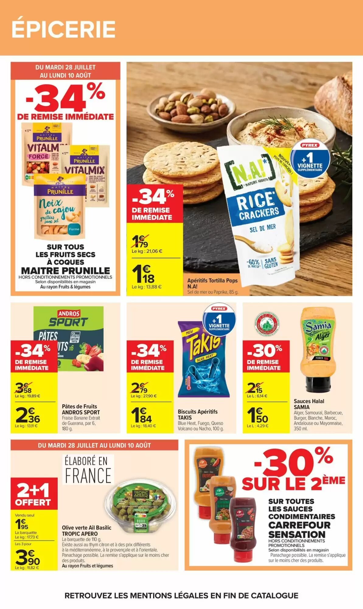 Prospectus promotionnel Carrefour valable à partir du 28/07/2026 - Page 44.
