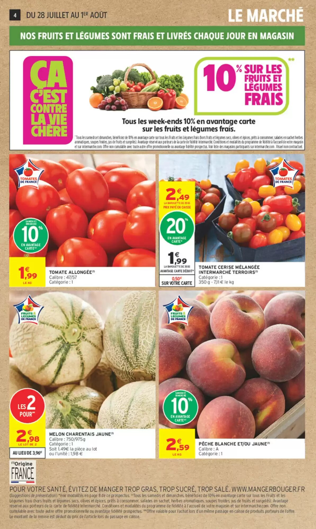 Prospectus promotionnel Intermarché valable à partir du 28/07/2026 - Page 4.