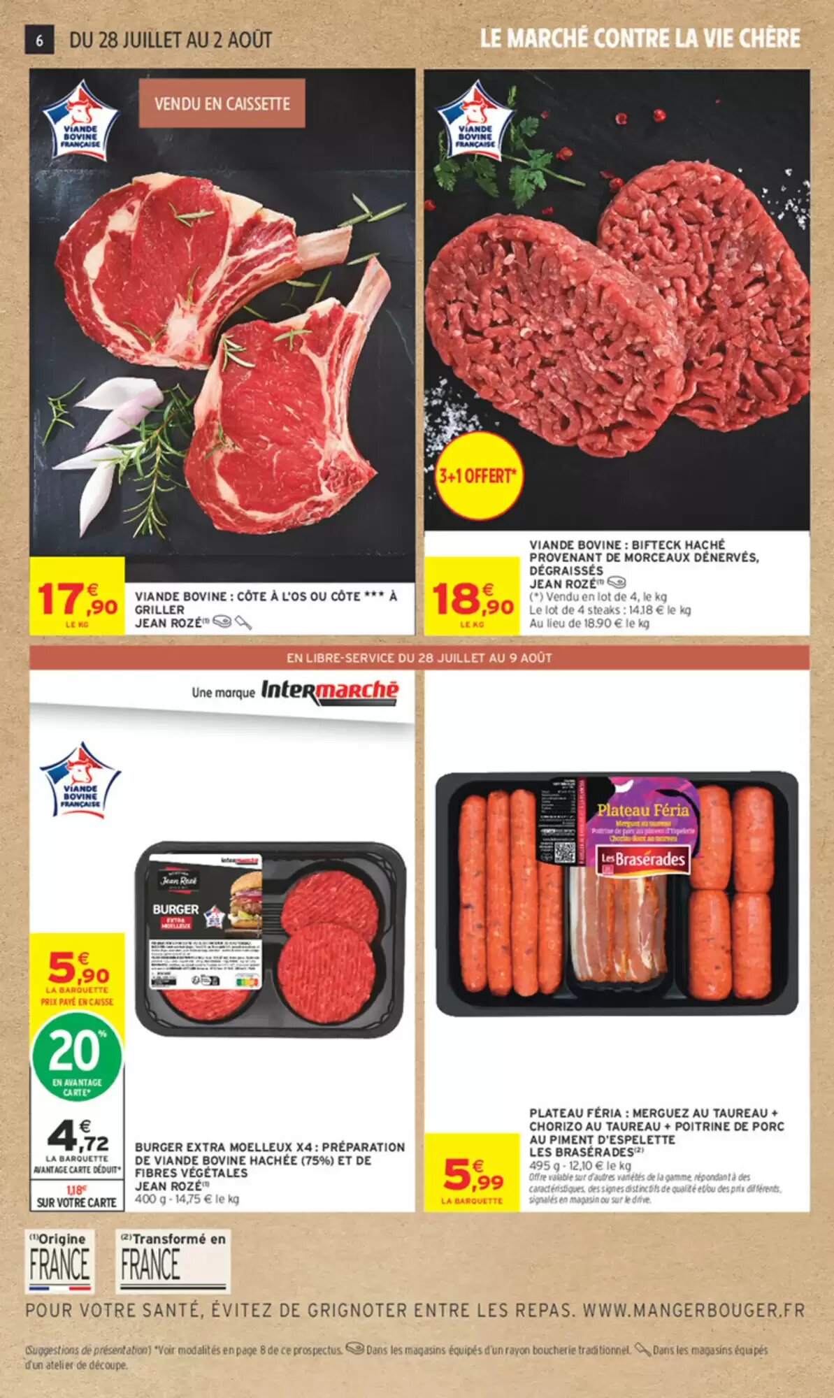Prospectus promotionnel Intermarché valable à partir du 28/07/2026 - Page 6.