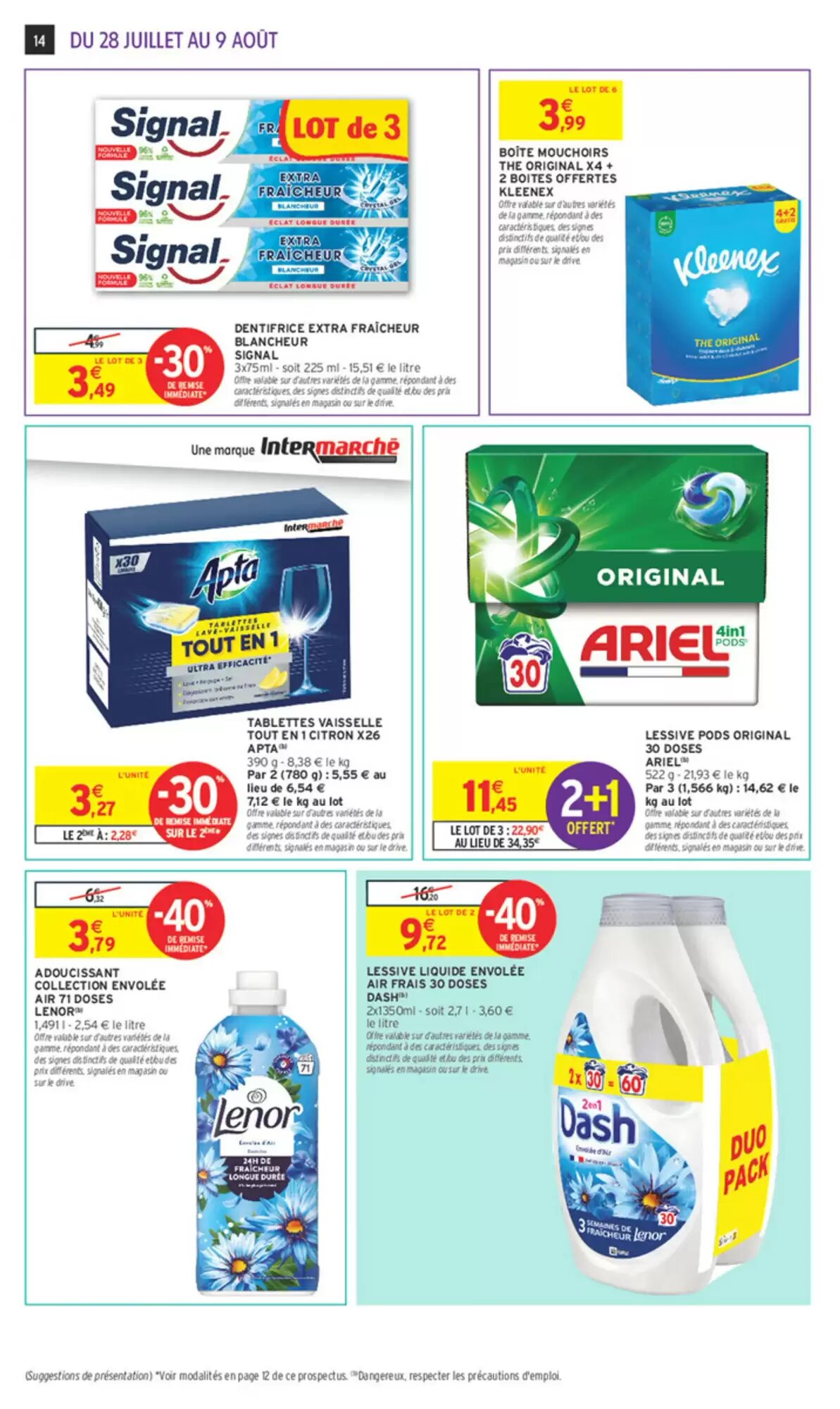 Prospectus promotionnel Intermarché valable à partir du 28/07/2026 - Page 14.