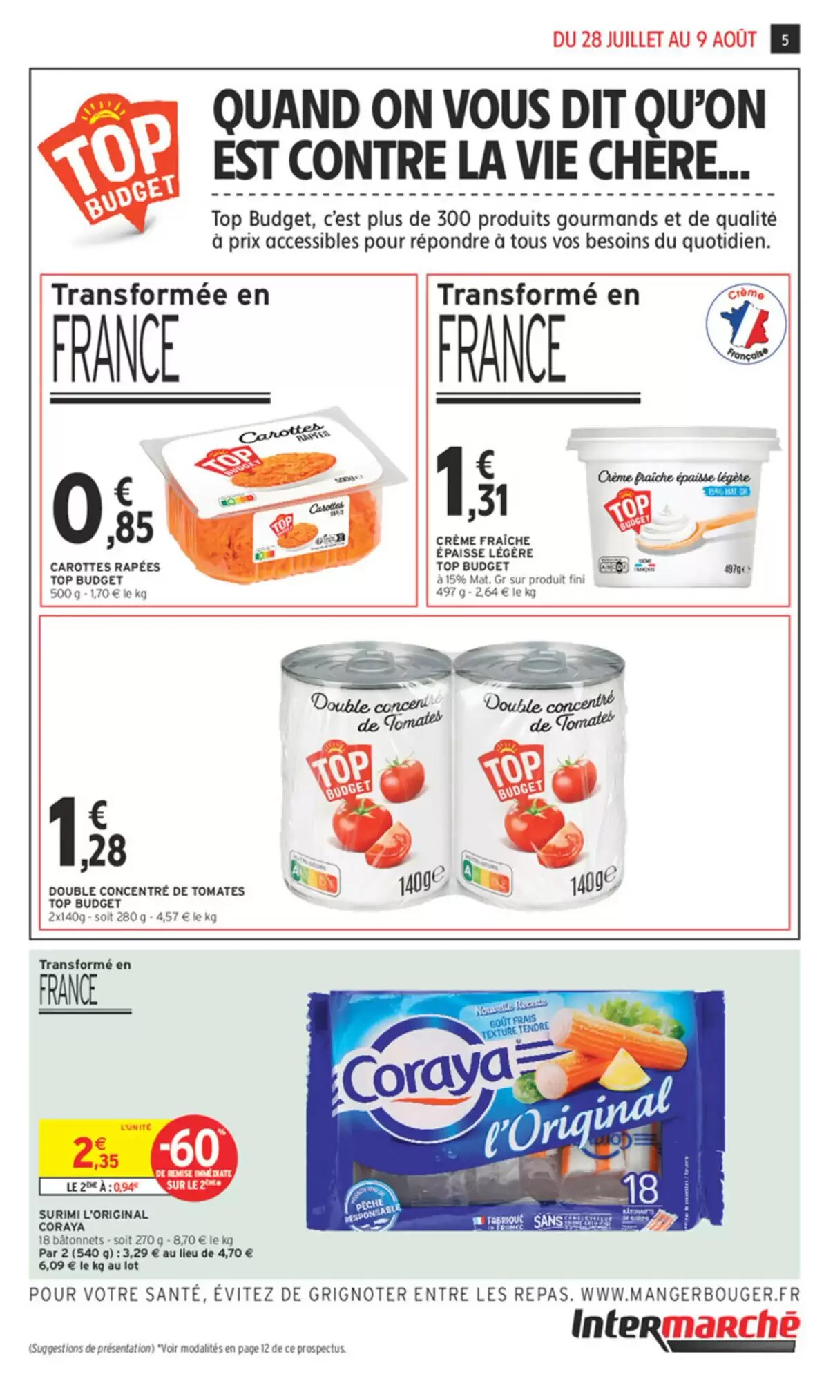 Prospectus promotionnel Intermarché valable à partir du 28/07/2026 - Page 5.