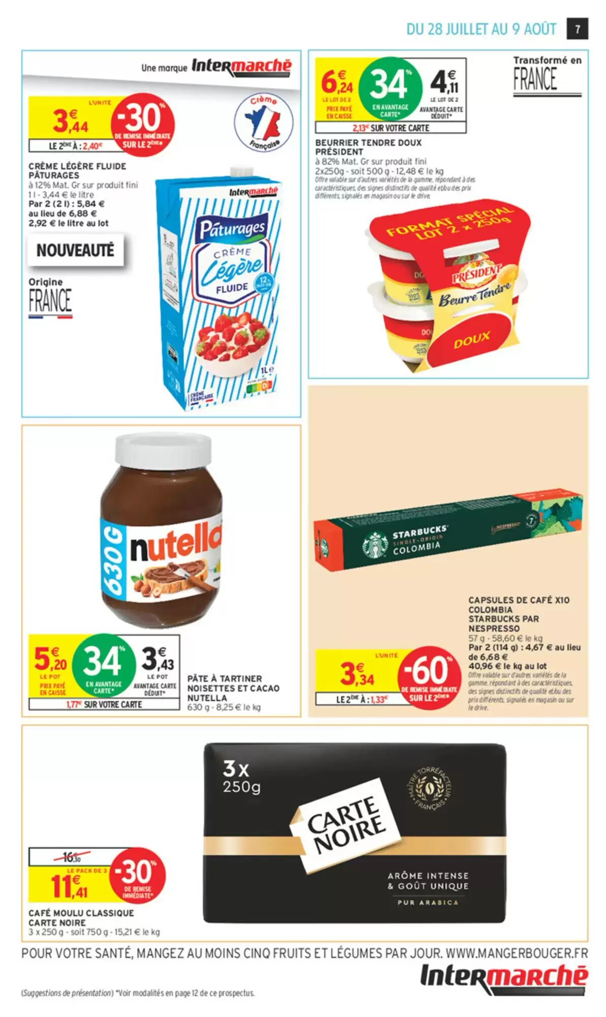Prospectus promotionnel Intermarché valable à partir du 28/07/2026 - Page 7.
