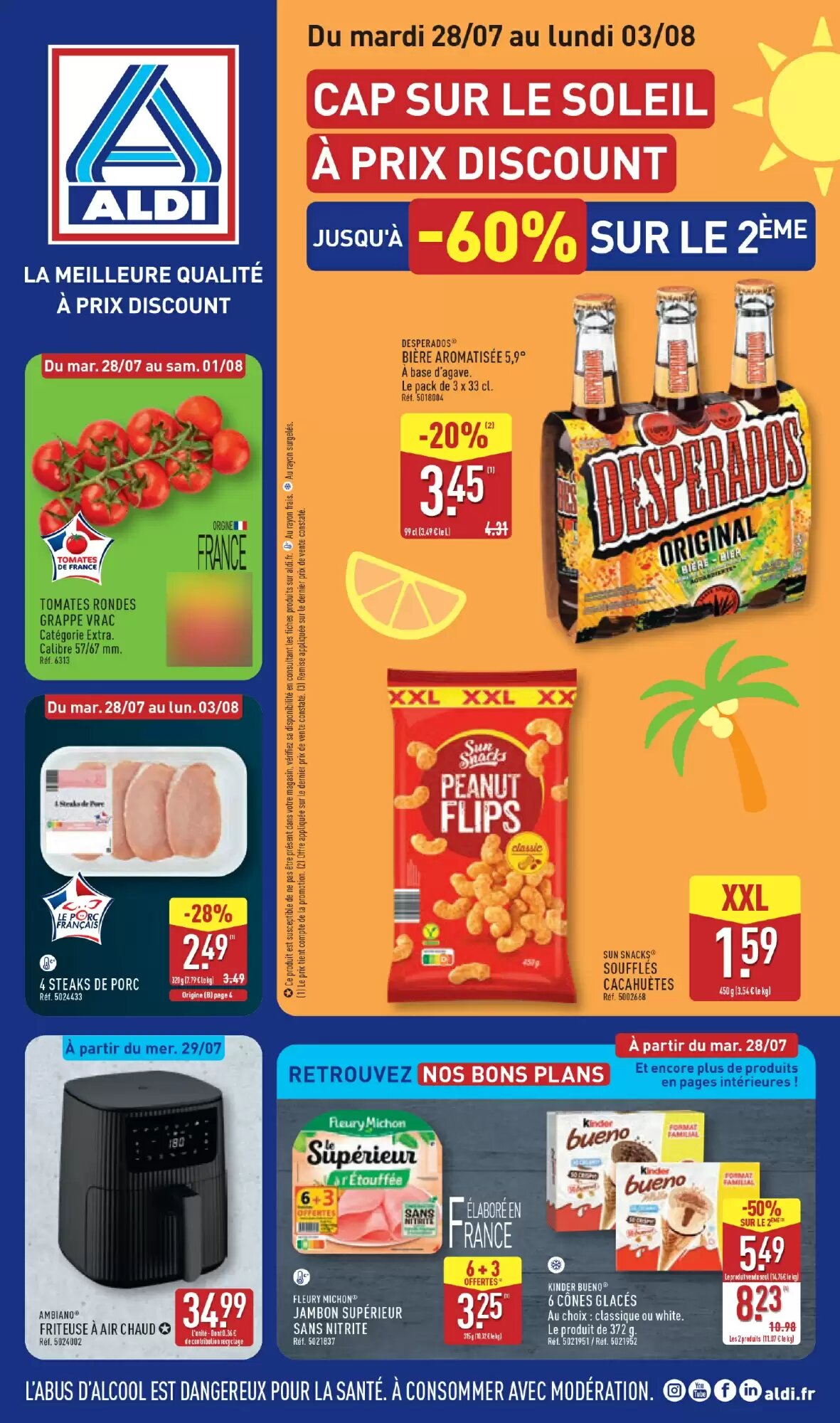 Prospectus promotionnel ALDI valable à partir du 28/07/2026 - Page 1.