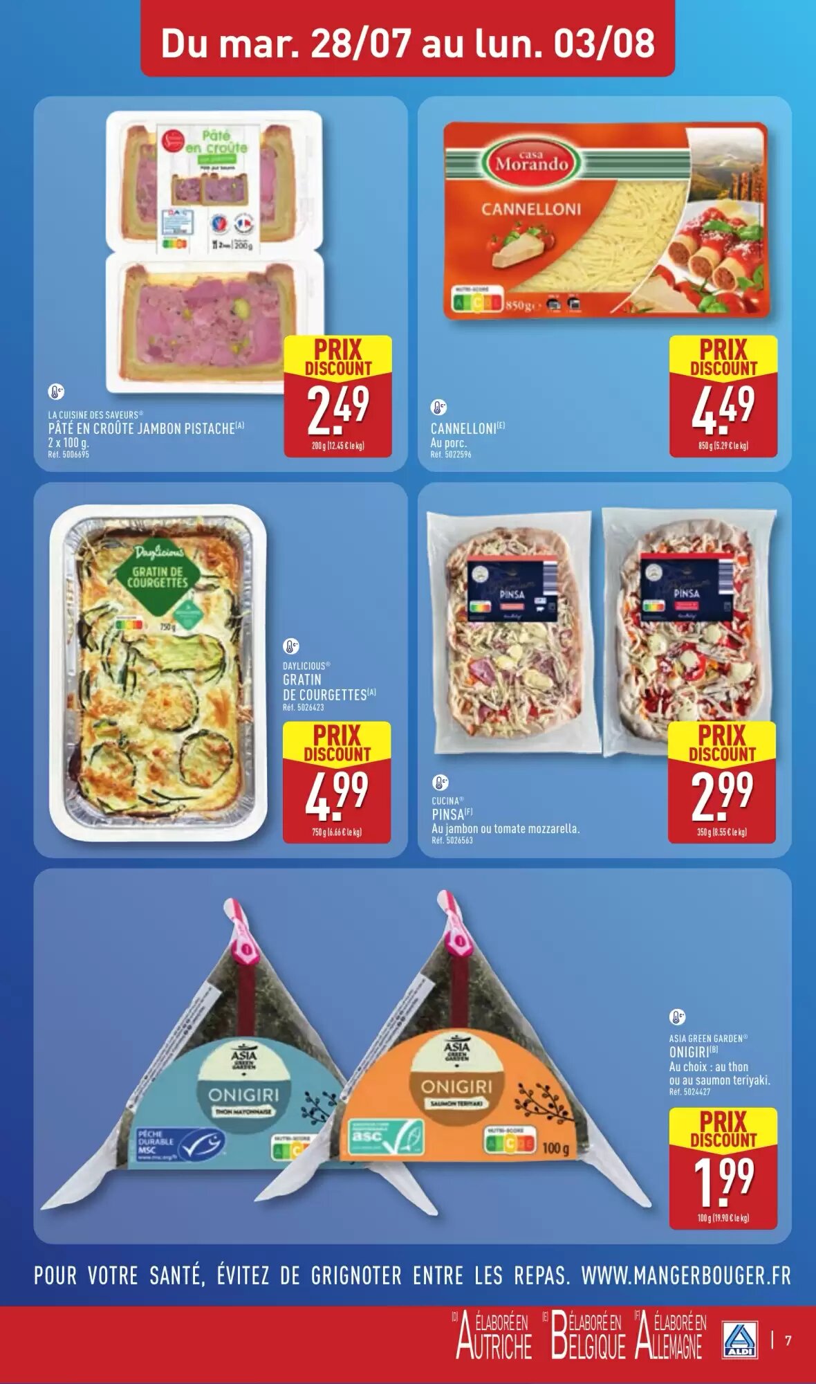 Prospectus promotionnel ALDI valable à partir du 28/07/2026 - Page 11.