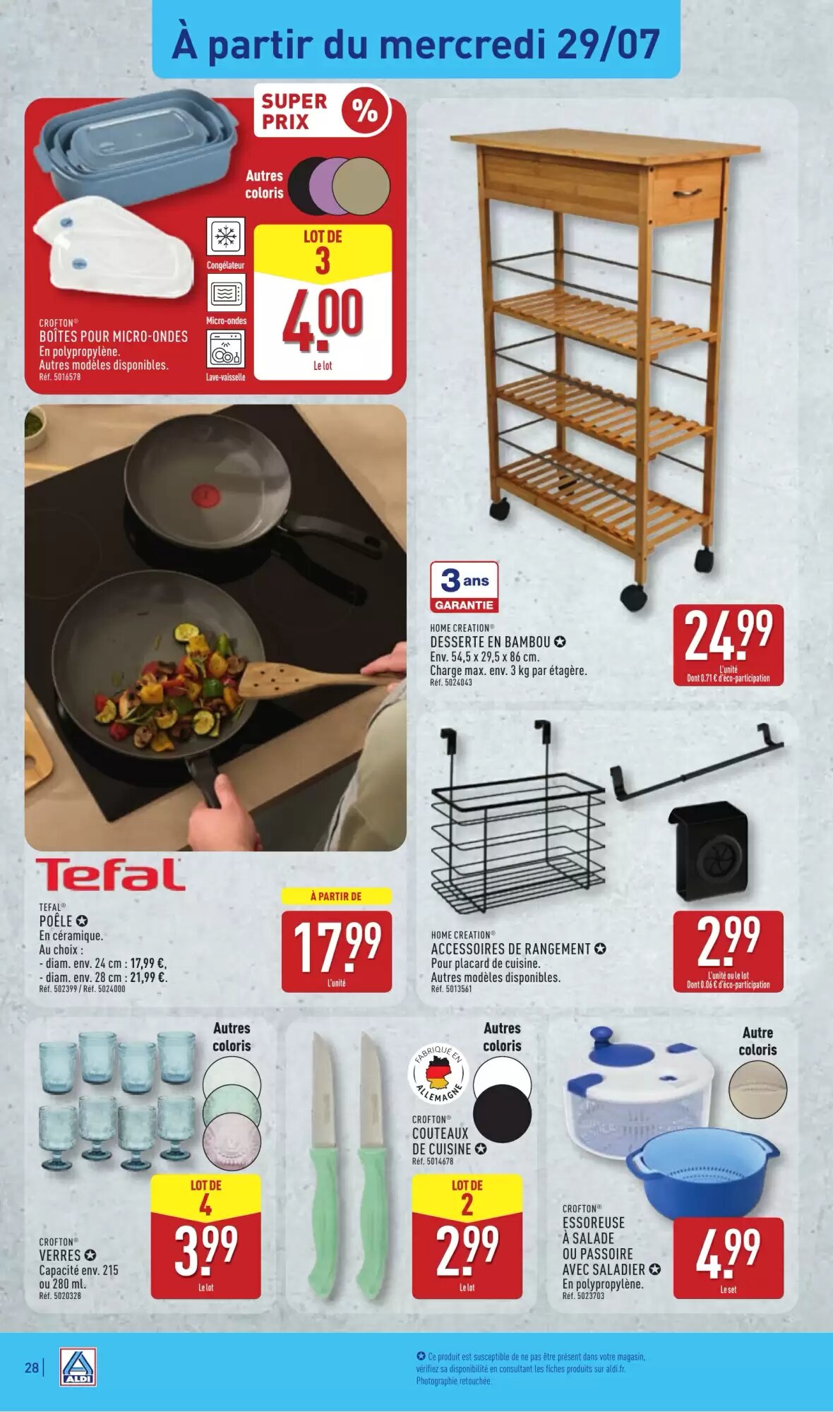 Prospectus promotionnel ALDI valable à partir du 28/07/2026 - Page 32.