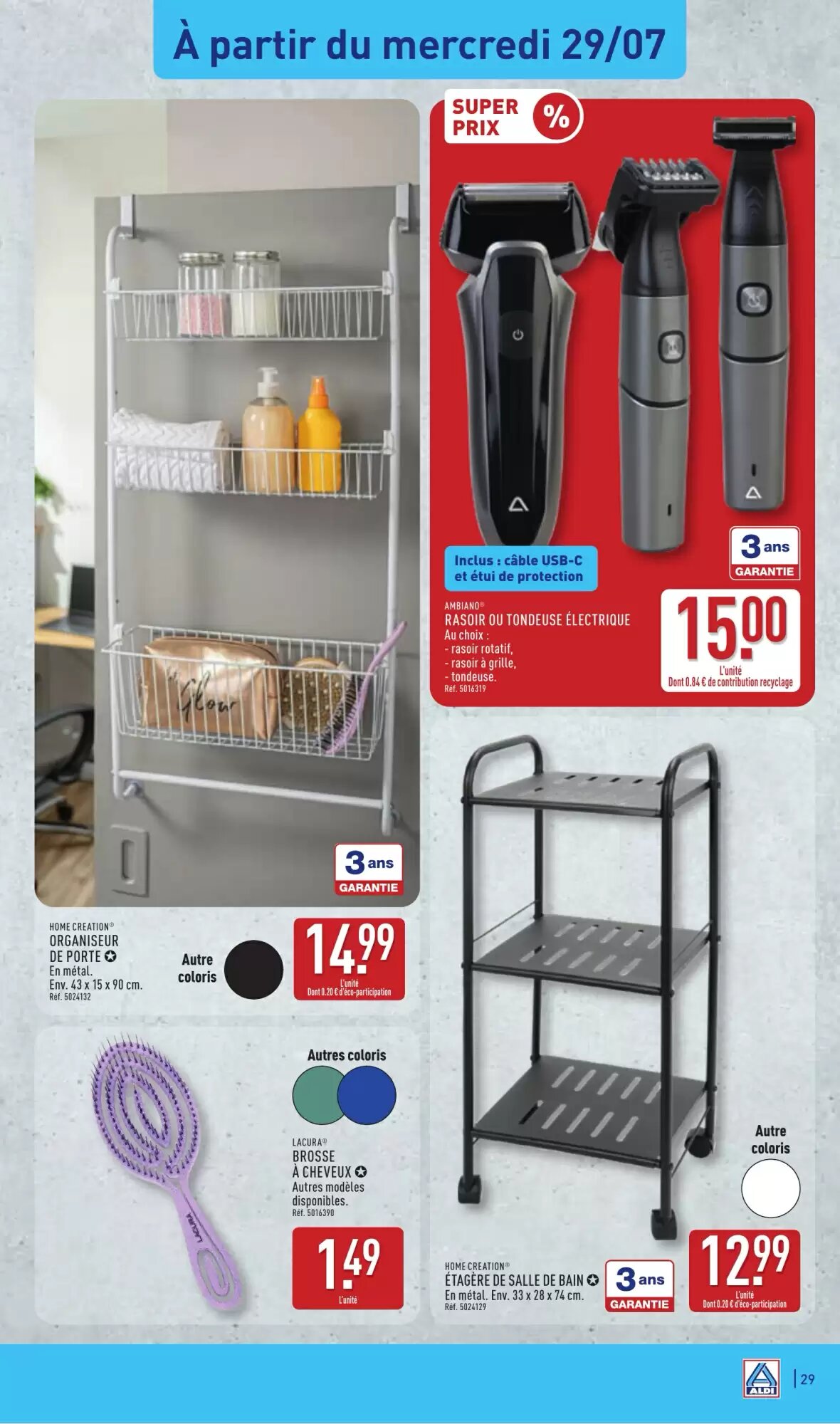 Prospectus promotionnel ALDI valable à partir du 28/07/2026 - Page 33.