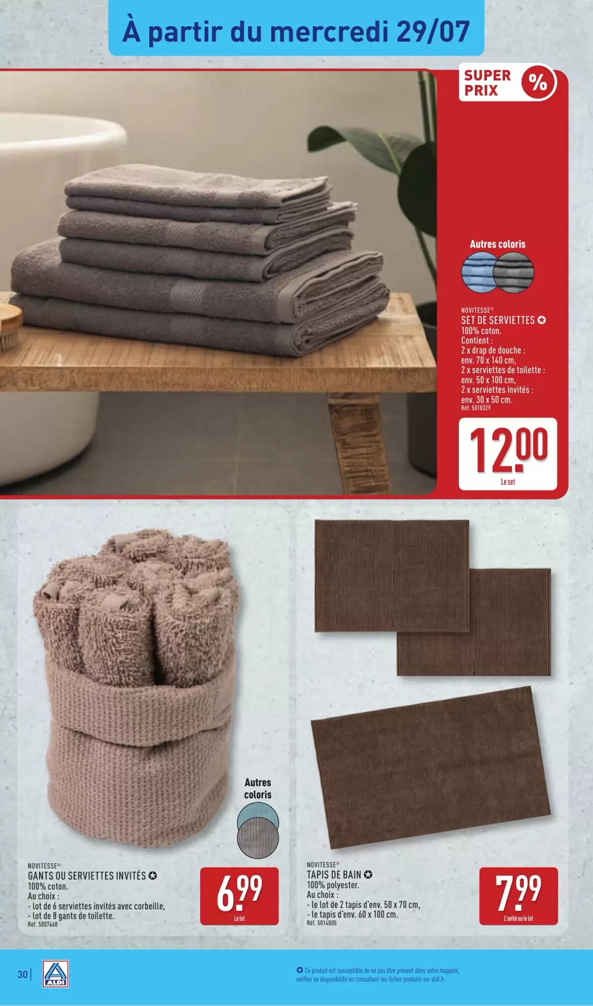 Prospectus promotionnel ALDI valable à partir du 28/07/2026 - Page 34.