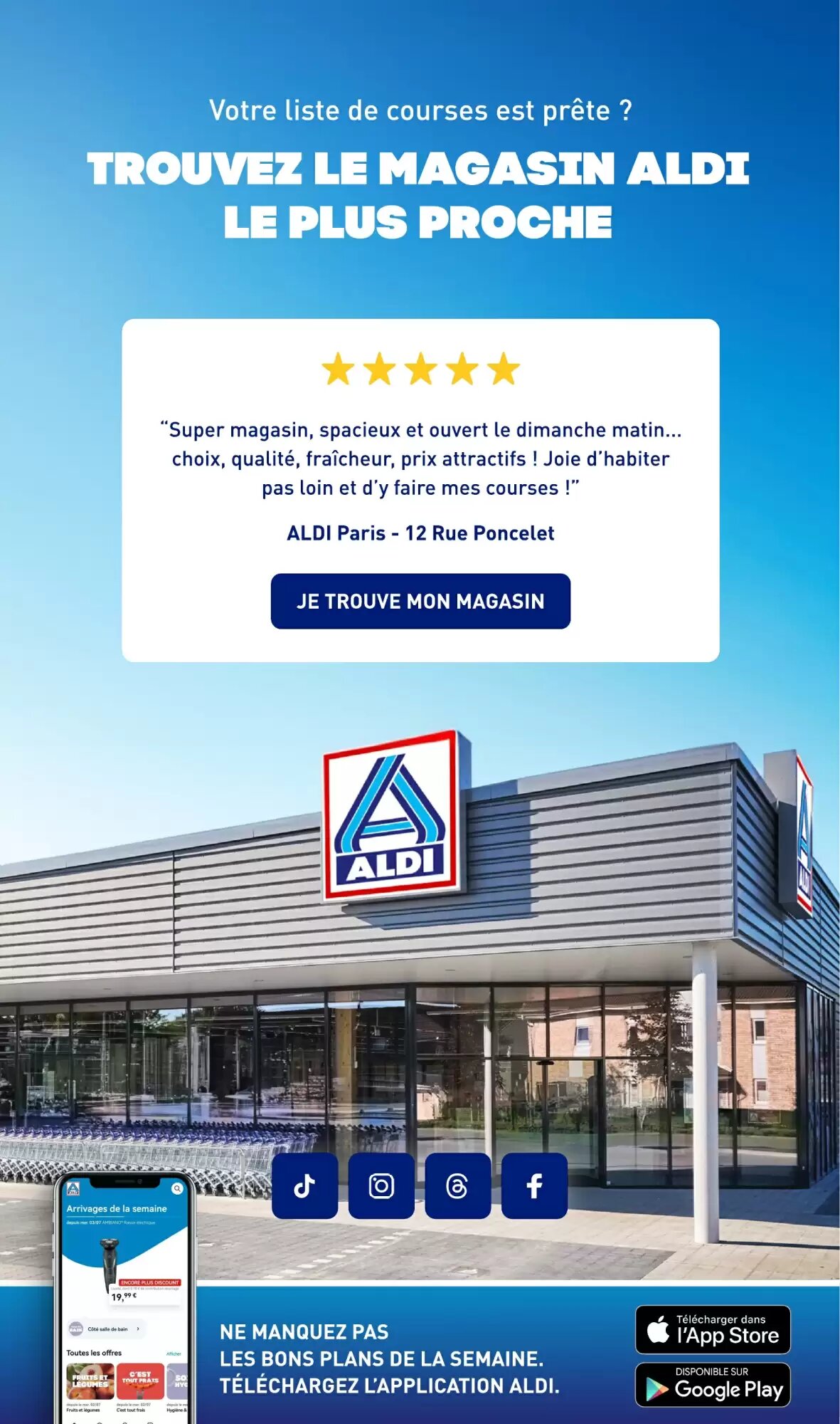 Prospectus promotionnel ALDI valable à partir du 28/07/2026 - Page 45.