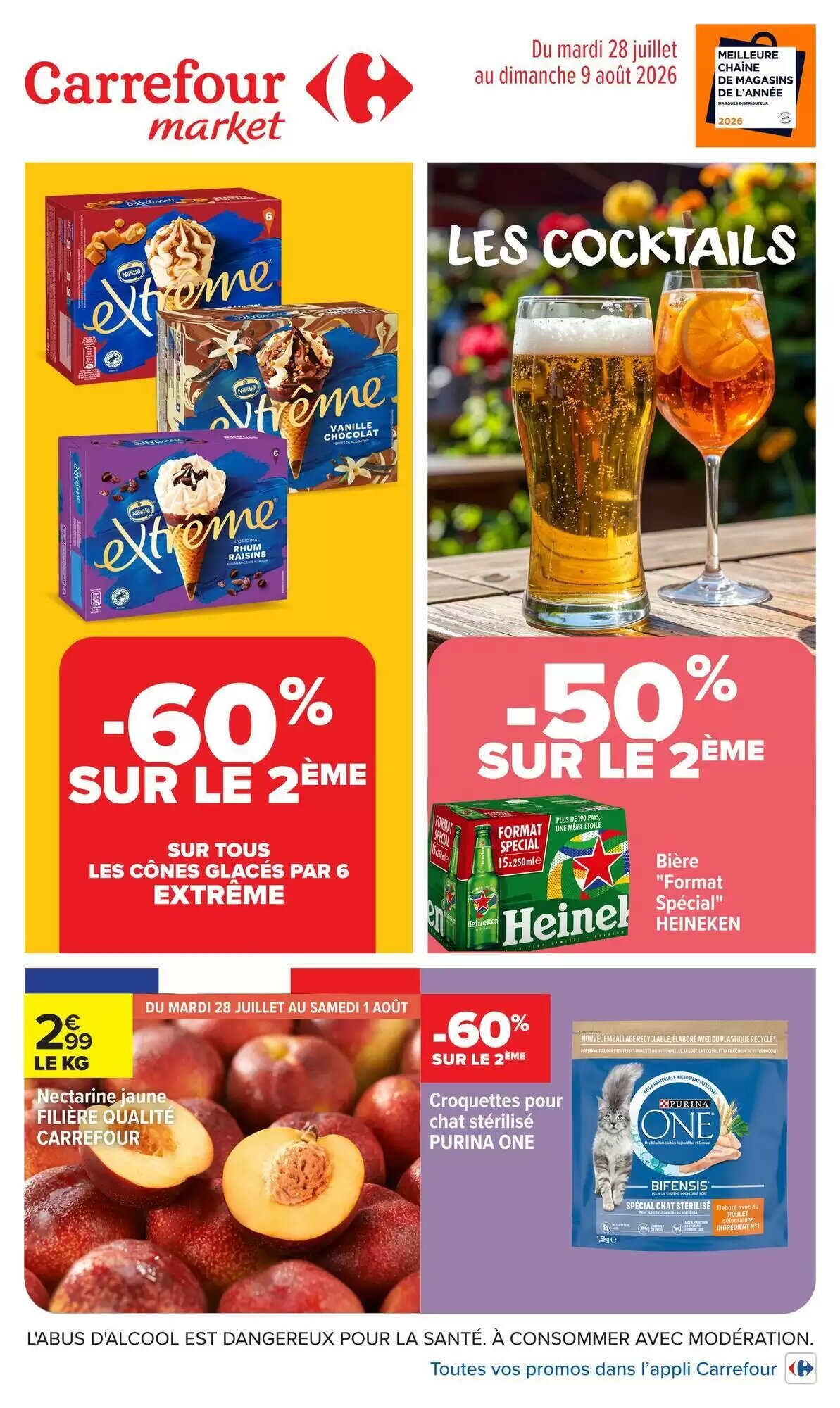 Prospectus promotionnel Carrefour Market valable à partir du 28/07/2026 - Page 1.