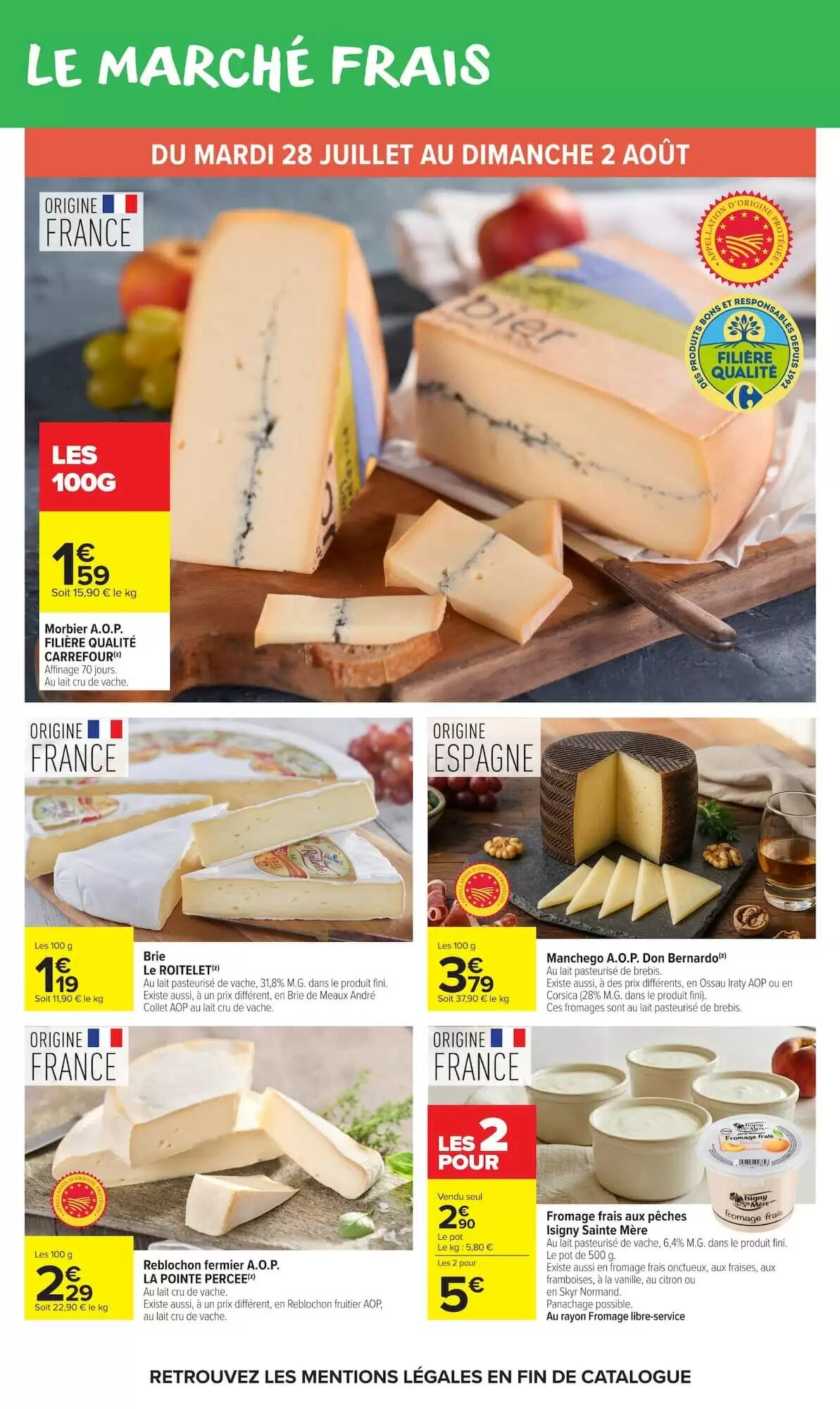 Prospectus promotionnel Carrefour Market valable à partir du 28/07/2026 - Page 17.