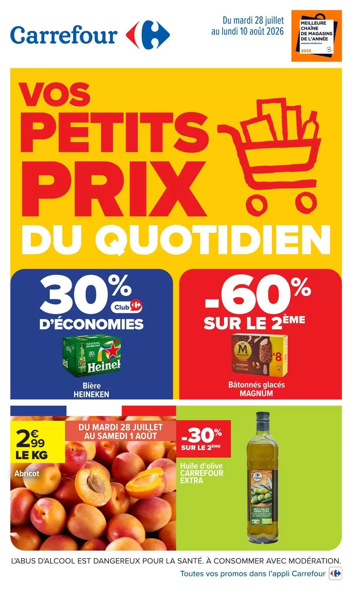 Prospectus promotionnel Carrefour valable à partir du 28/07/2026 - Page 1.
