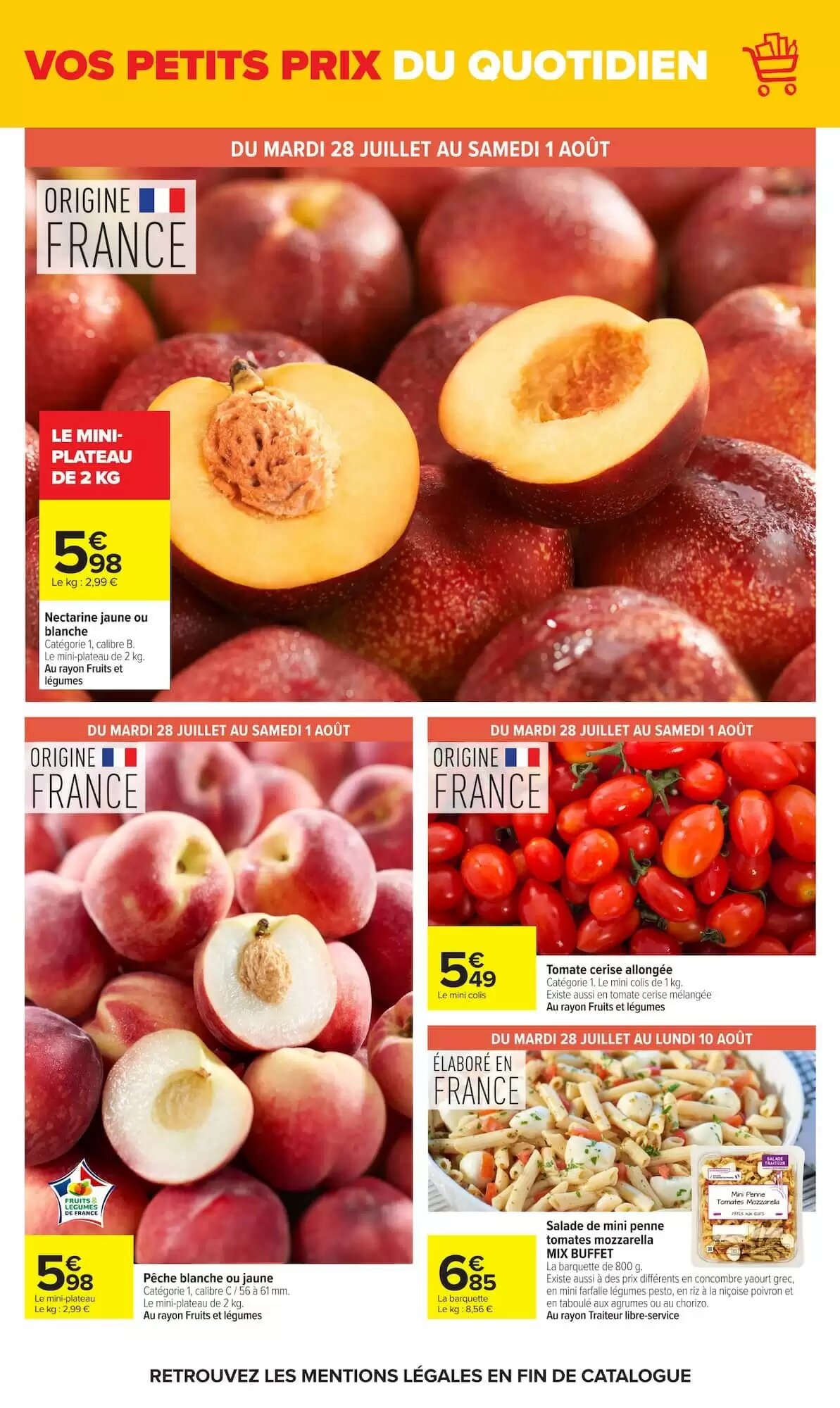 Prospectus promotionnel Carrefour valable à partir du 28/07/2026 - Page 11.