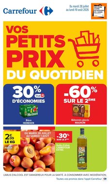 Prospectus promotionnel Carrefour valable à partir du 28/07/2026