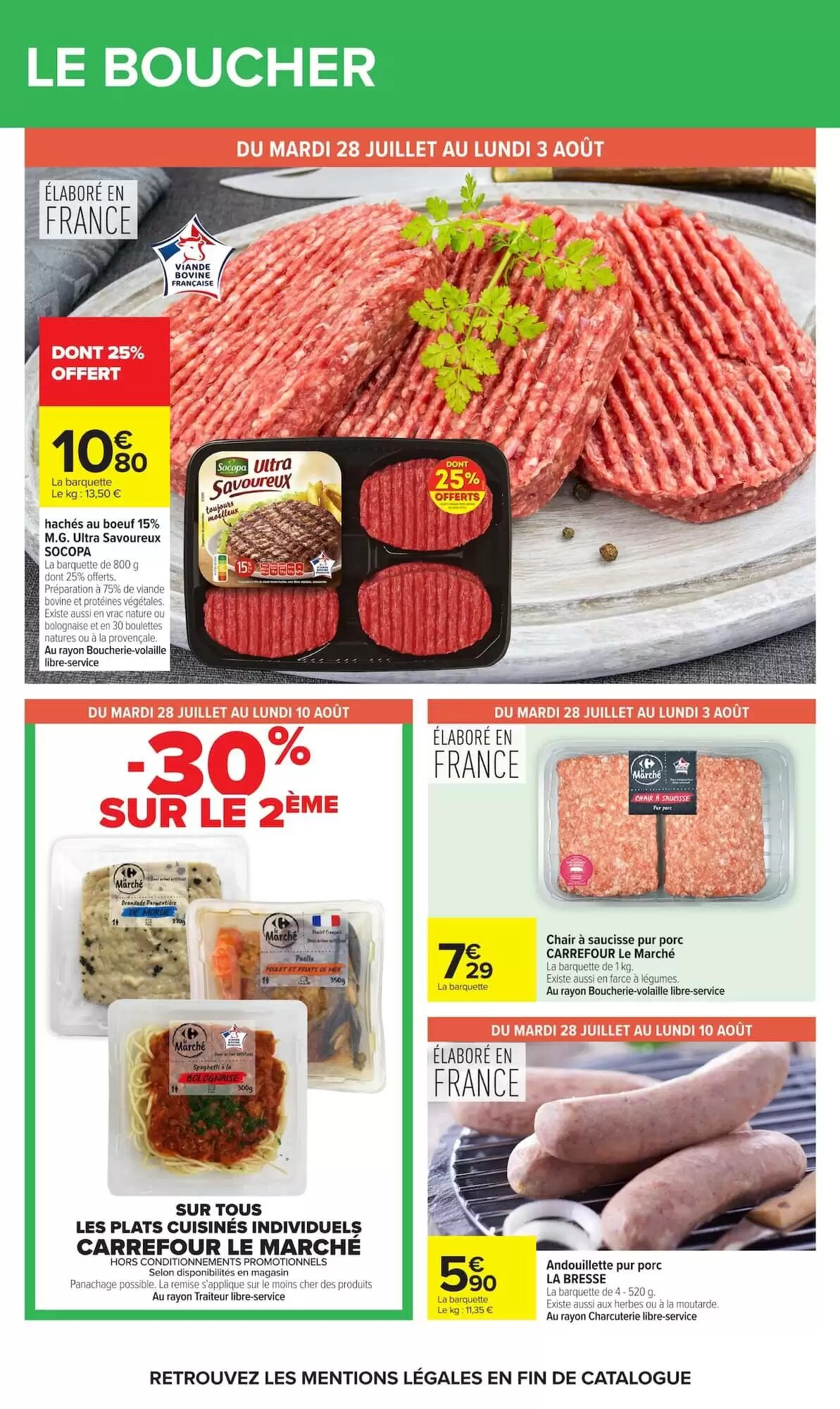 Prospectus promotionnel Carrefour valable à partir du 28/07/2026 - Page 28.