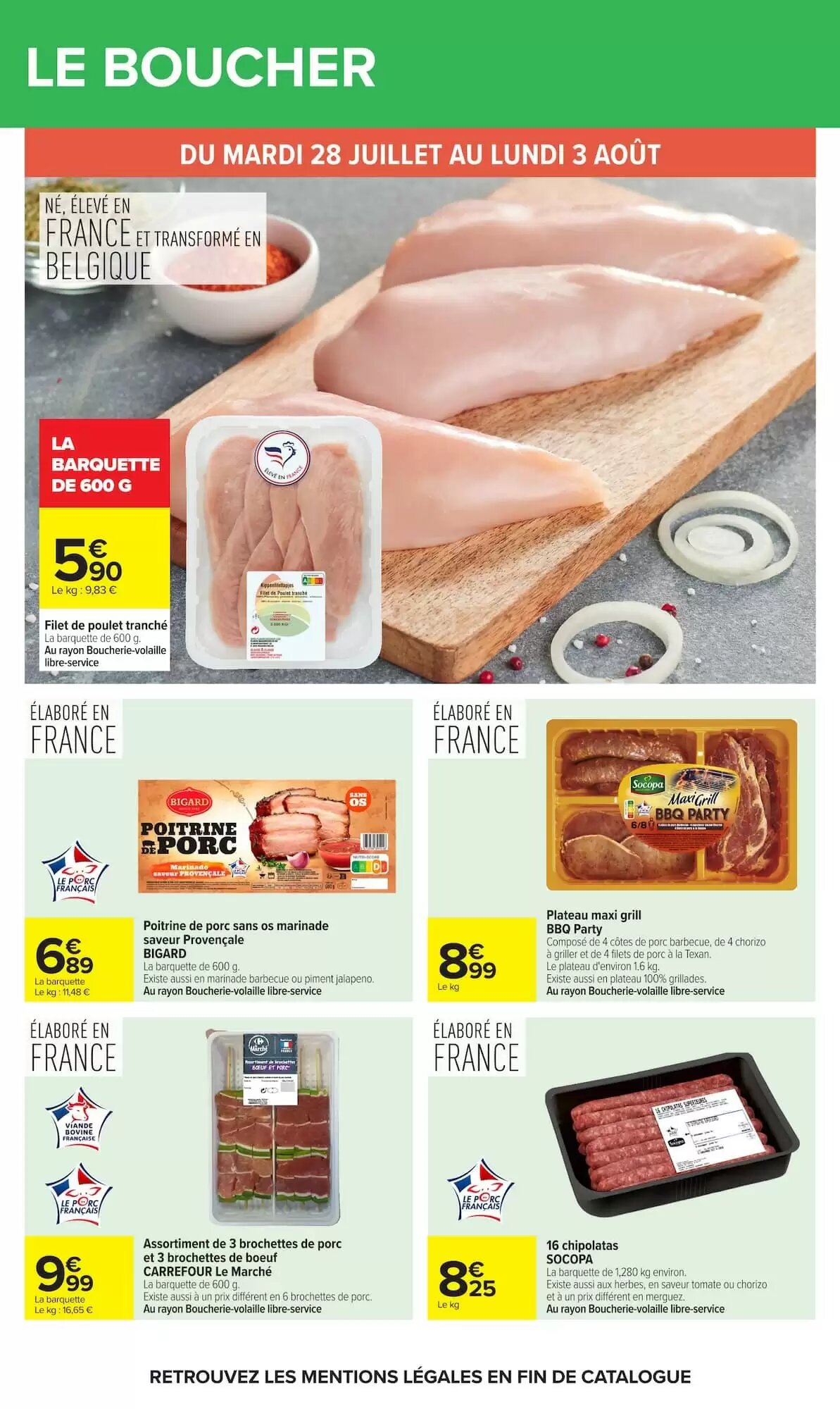 Prospectus promotionnel Carrefour valable à partir du 28/07/2026 - Page 29.