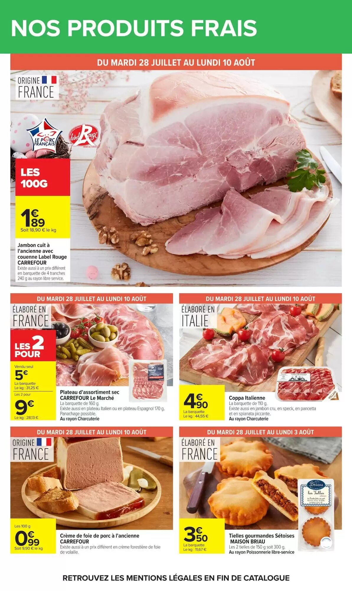 Prospectus promotionnel Carrefour valable à partir du 28/07/2026 - Page 32.