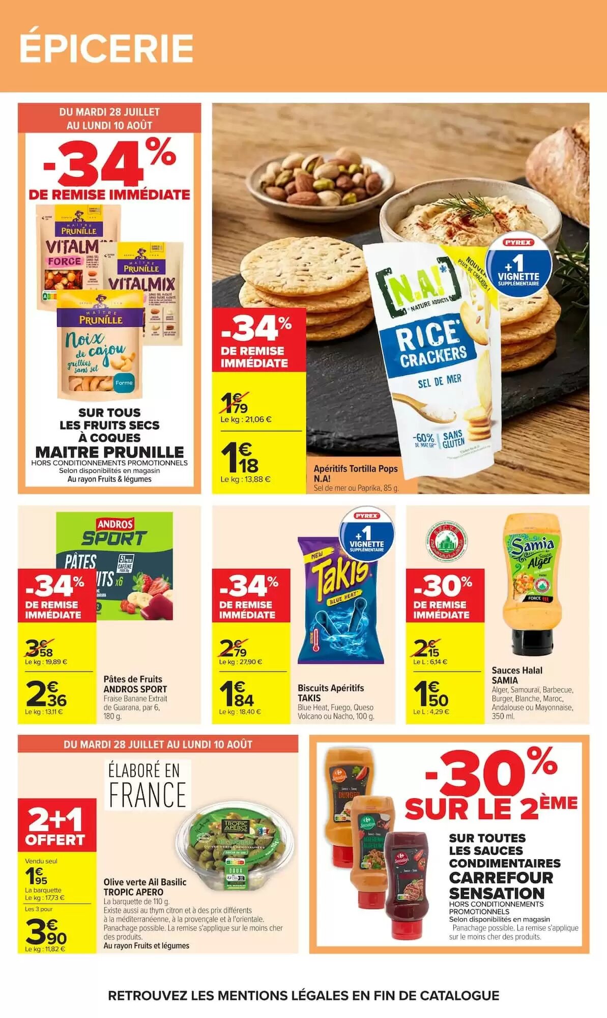 Prospectus promotionnel Carrefour valable à partir du 28/07/2026 - Page 44.