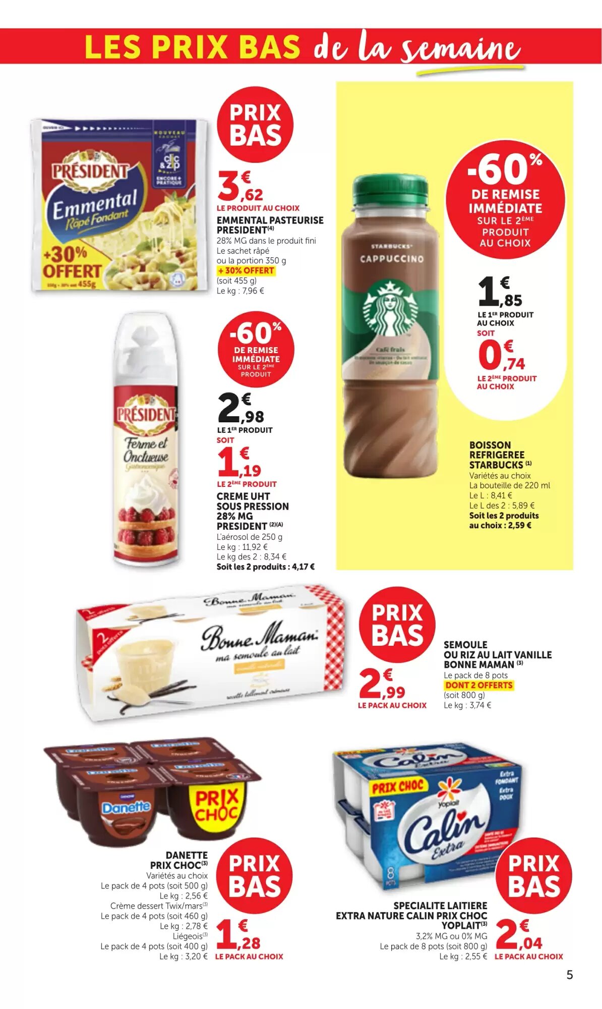 Prospectus promotionnel Bi1 valable à partir du 28/07/2026 - Page 5.